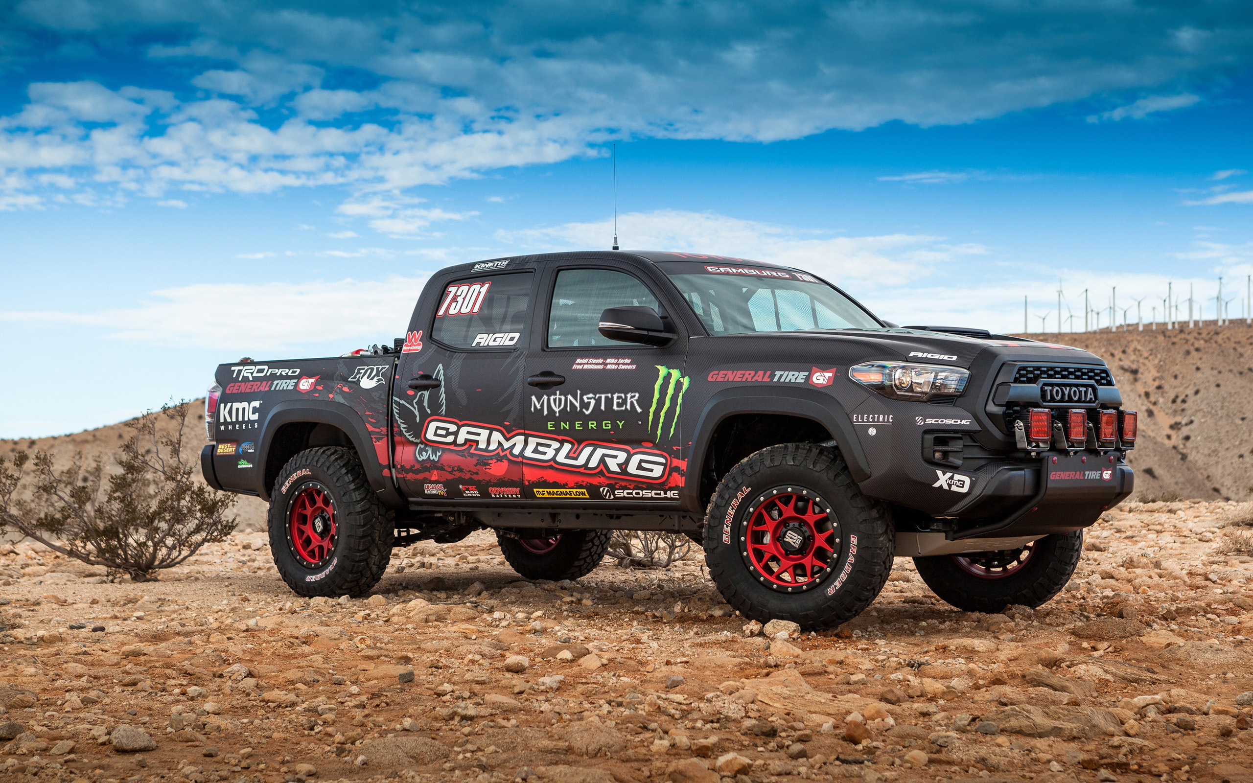 Toyota Tacoma TRD Pro Race Truck HD Wallpaper and Background