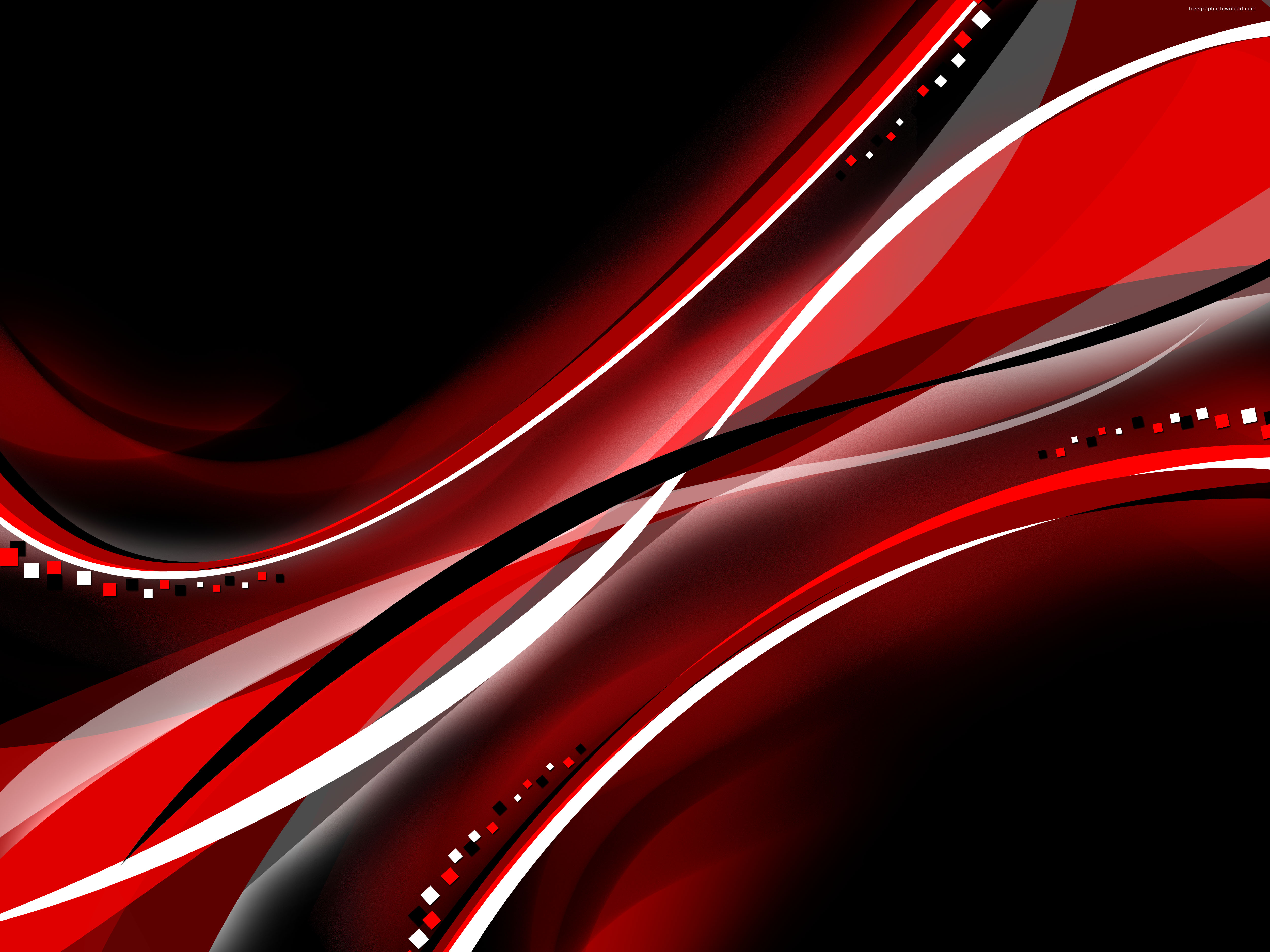 Black And Red Abstract Wallpaper