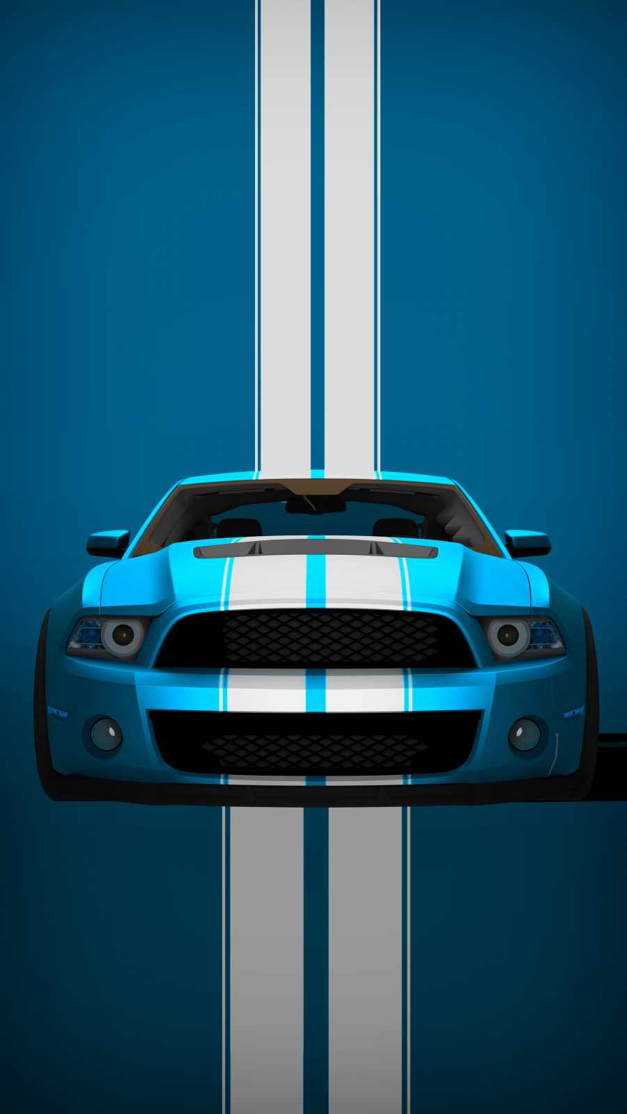 Blue Mustang Car IPhone Wallpaper Wallpaper, iPhone Wallpaper