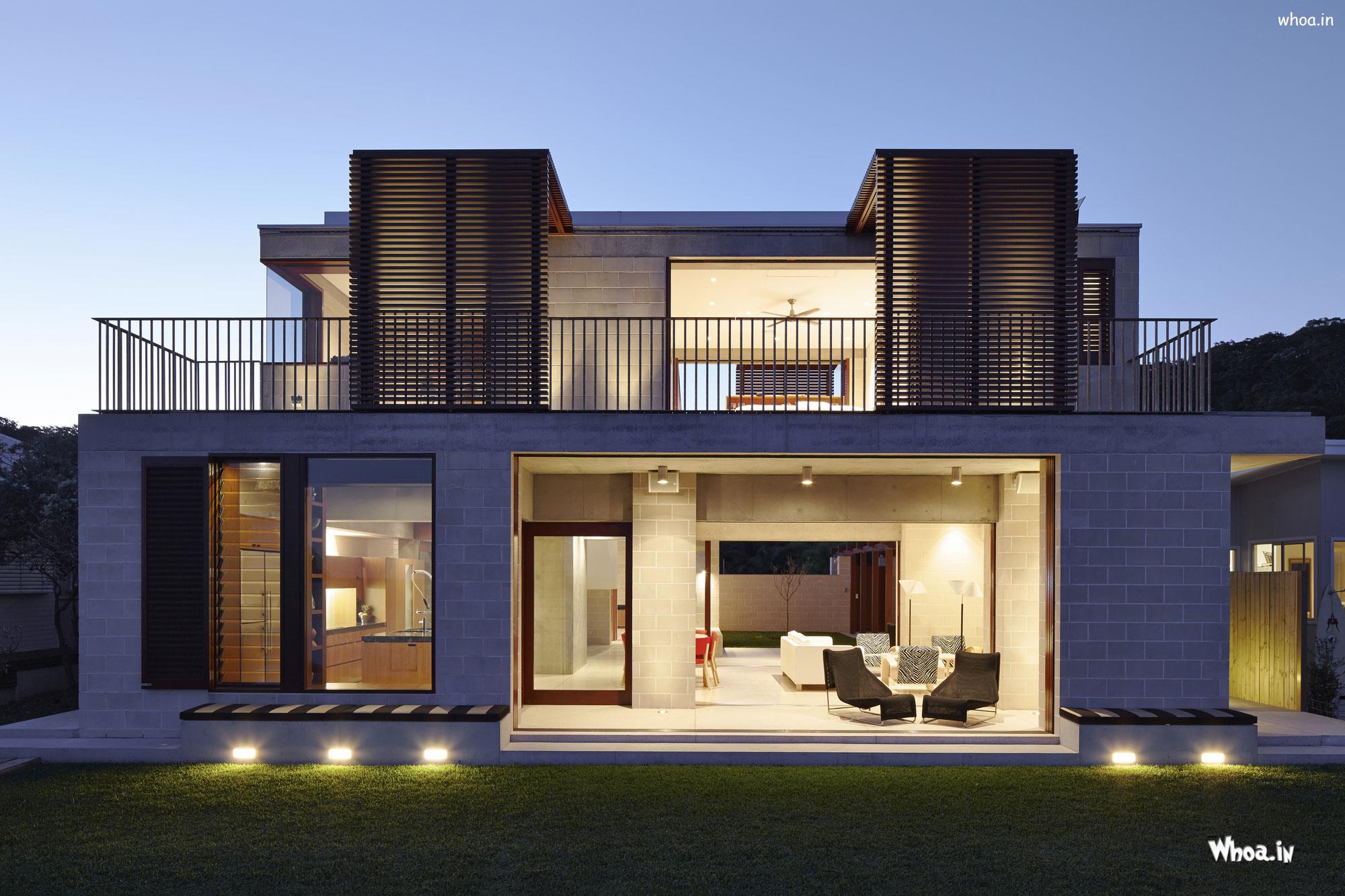 Amazing House In Amazing Place HD Wallpaper