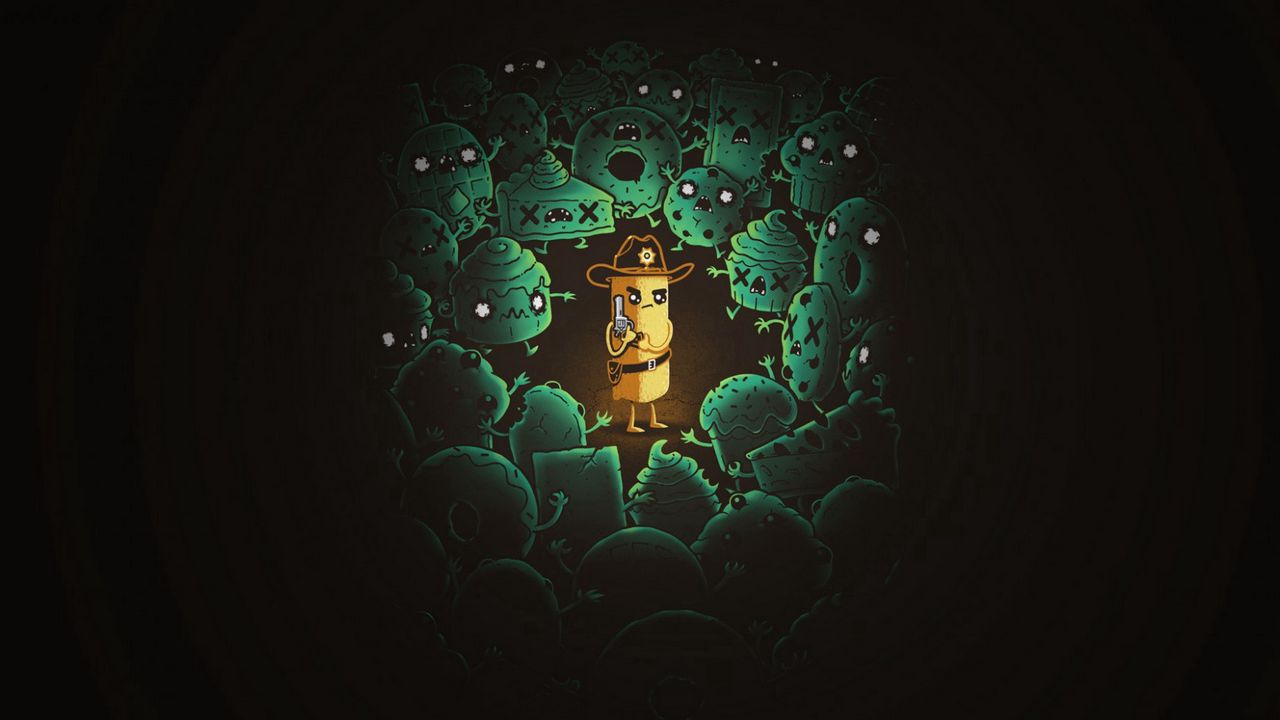 Wallpaper walking dead, zombie, art, improvisation hd, picture, image