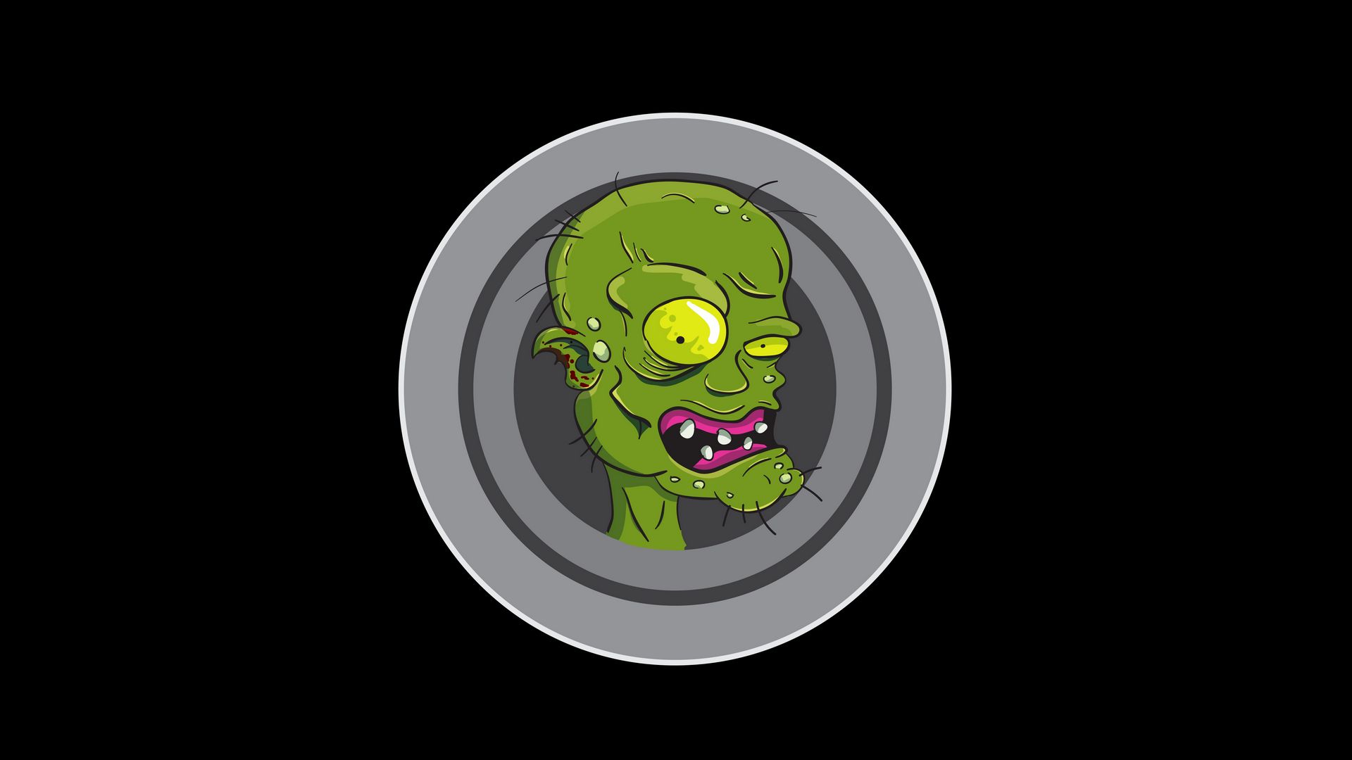 Zombie, Art, Vector Wallpaper Free Download
