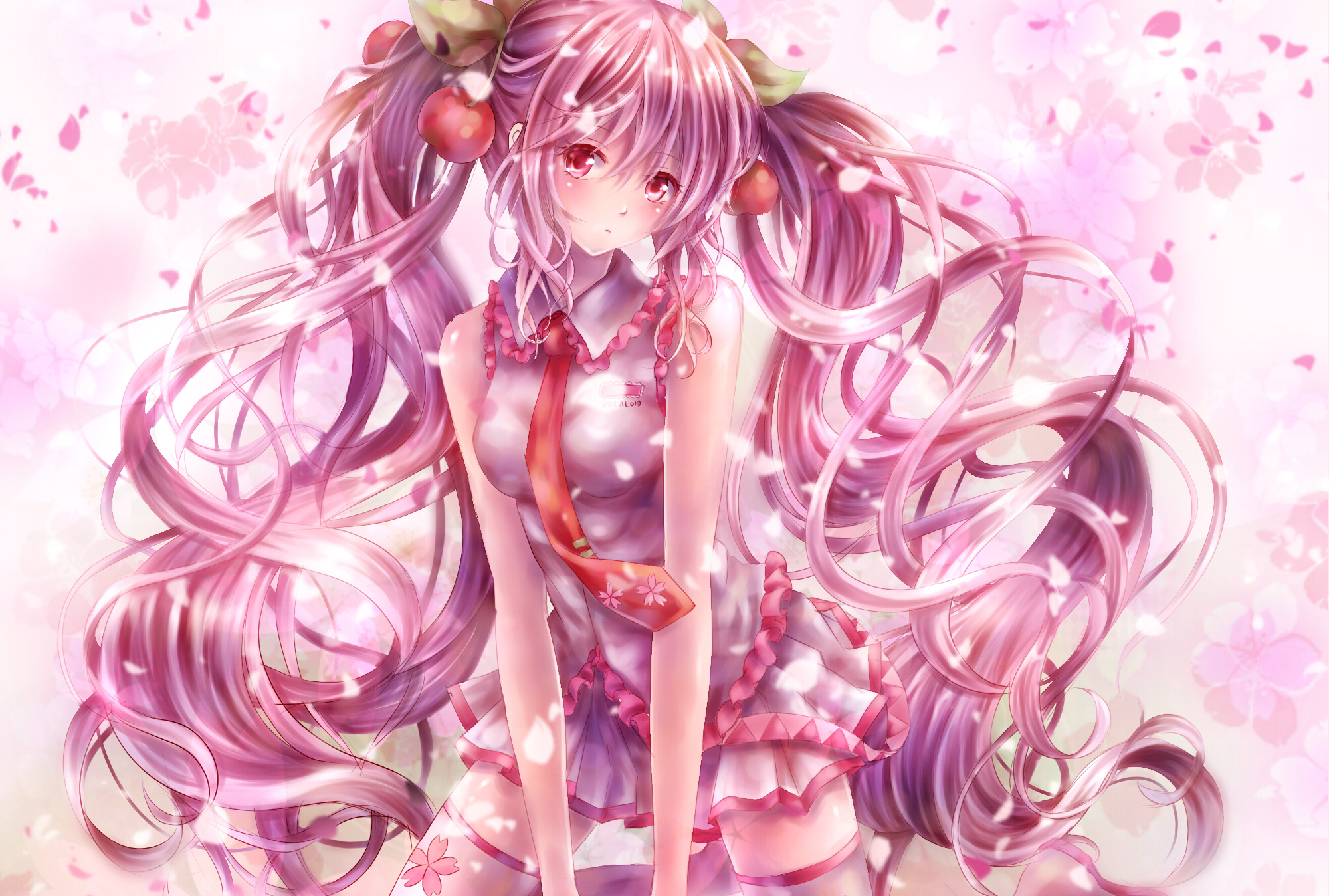Sakura Miku HD Wallpaper and Background
