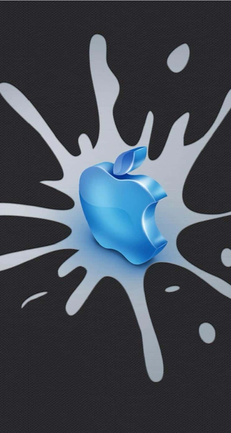 Download Apple Logo Splash Original iPhone 5s Wallpaper
