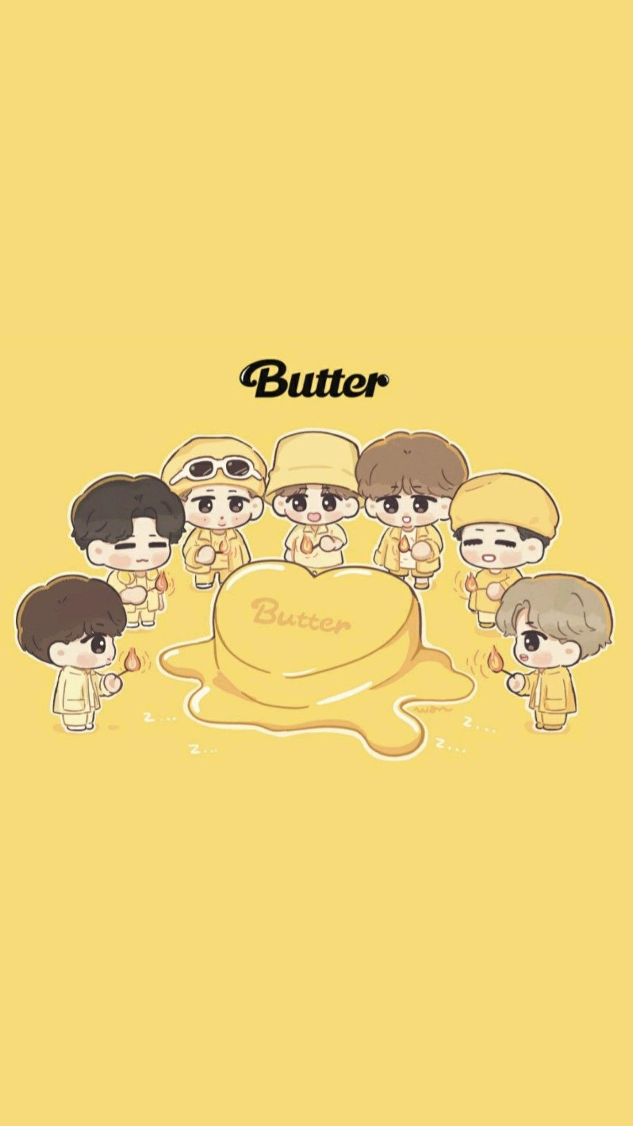 Butter BT21. Bts drawings, Kawaii wallpaper, Cute wallpaper