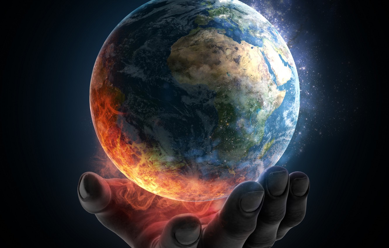 Wallpaper earth, planet, destruction, humanity image for desktop, section ситуации