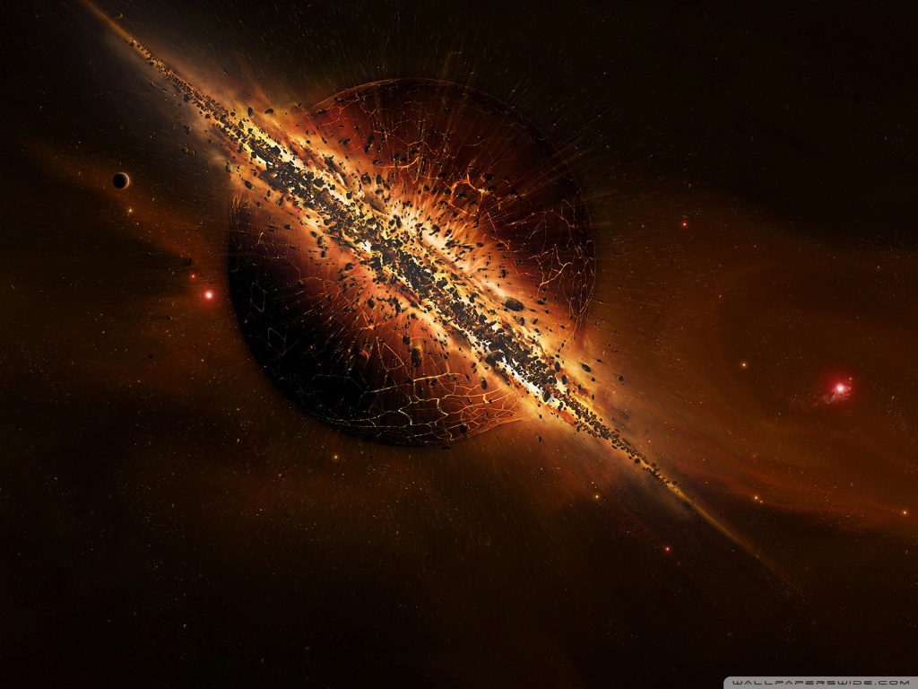 Planet Destruction 4 Ultra HD Desktop Background Wallpaper for 4K UHD TV, Tablet