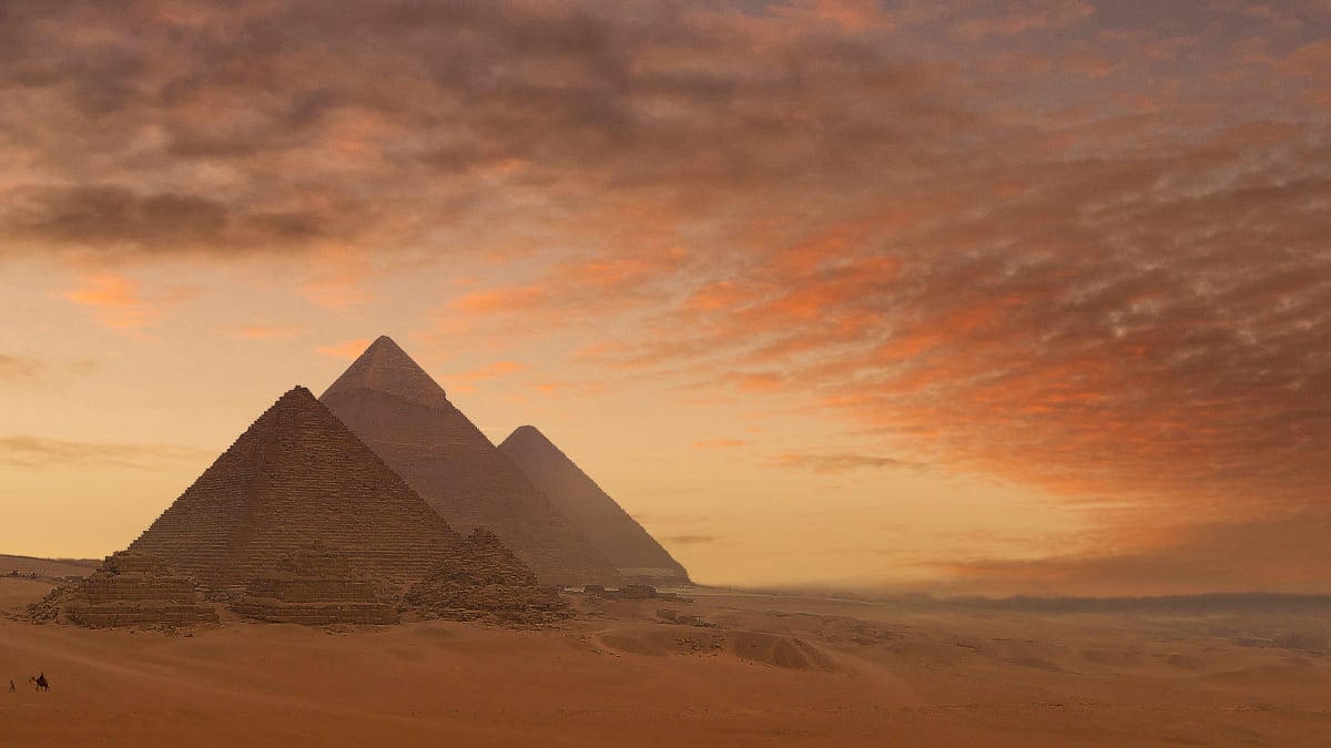 Египетские пирамиды арт