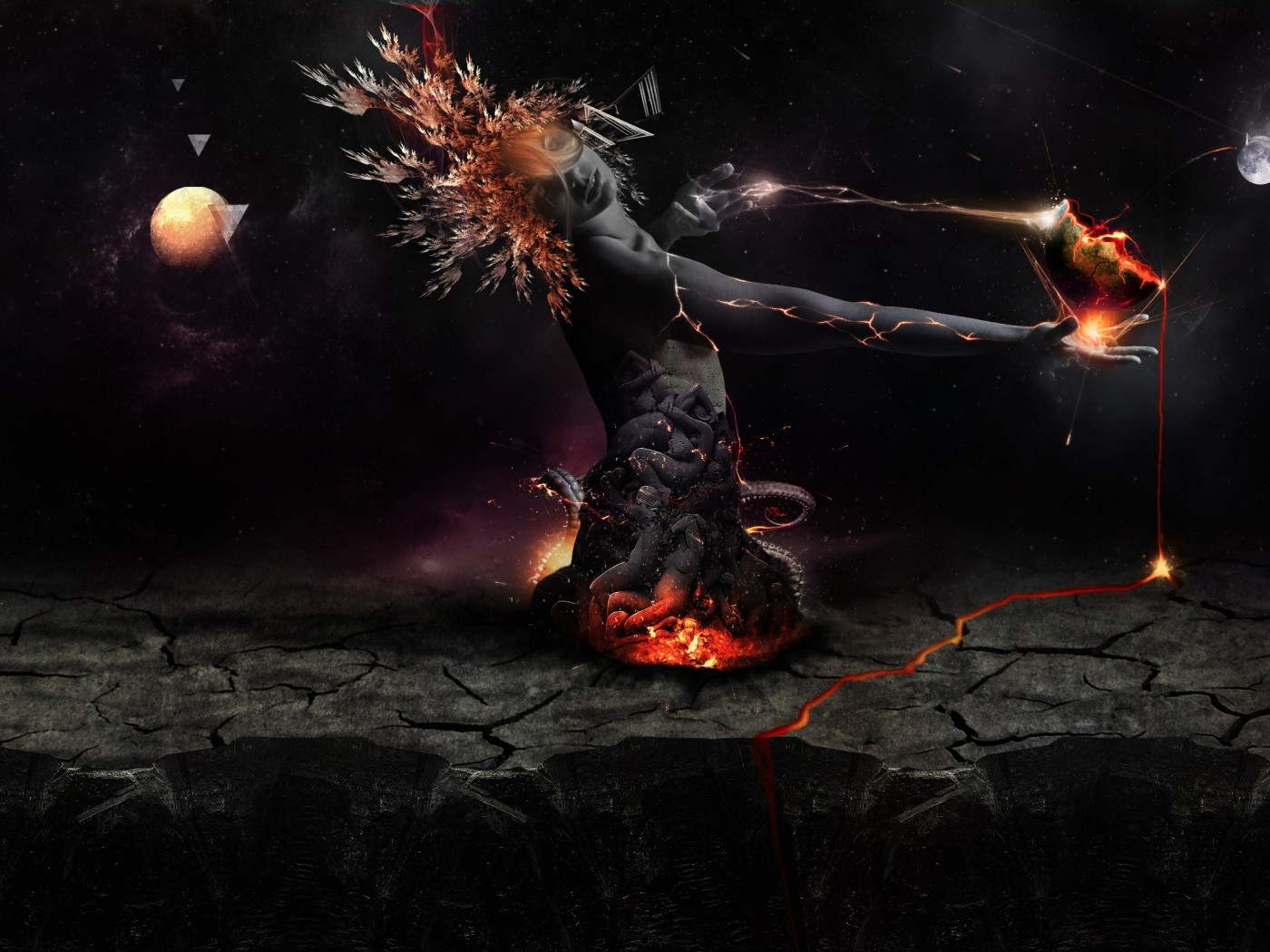 Destruction of Earth HD Wallpaper available in different dimensions 1400x1050