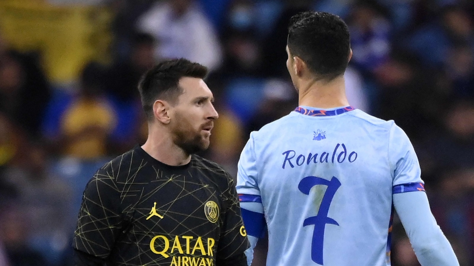 Ronaldo's Million Dollar Post On Epic Messi Moment From PSG Vs Saudi All Star