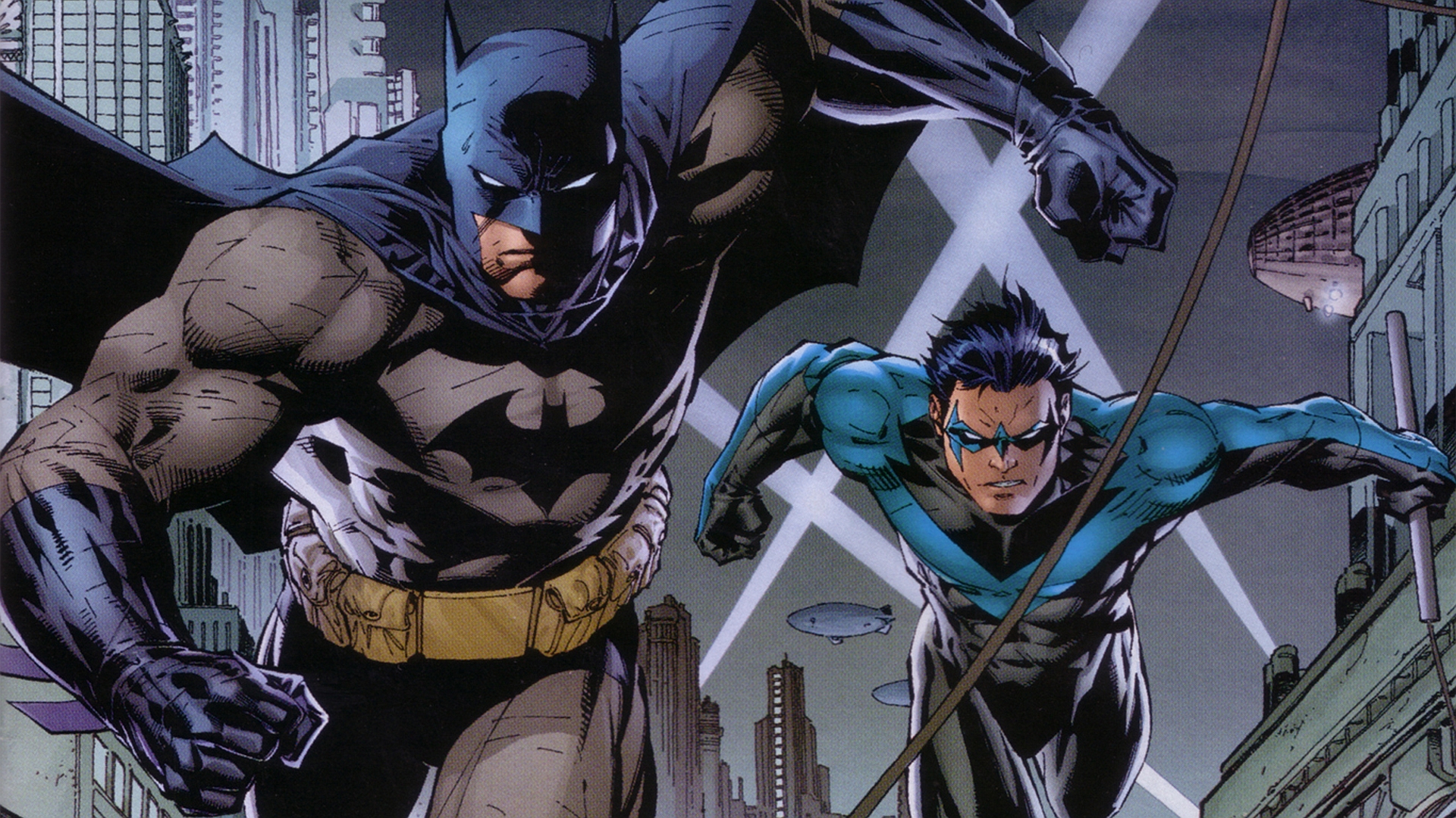 HD desktop wallpaper: Batman, Comics, Dc Comics, Nightwing, Dick Grayson, Bruce Wayne download free picture