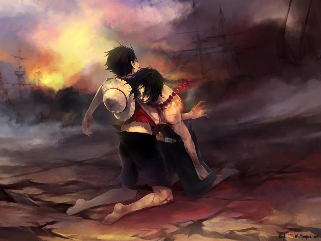 One Piece D. Luffy, Portgas D. Ace HD wallpaper download