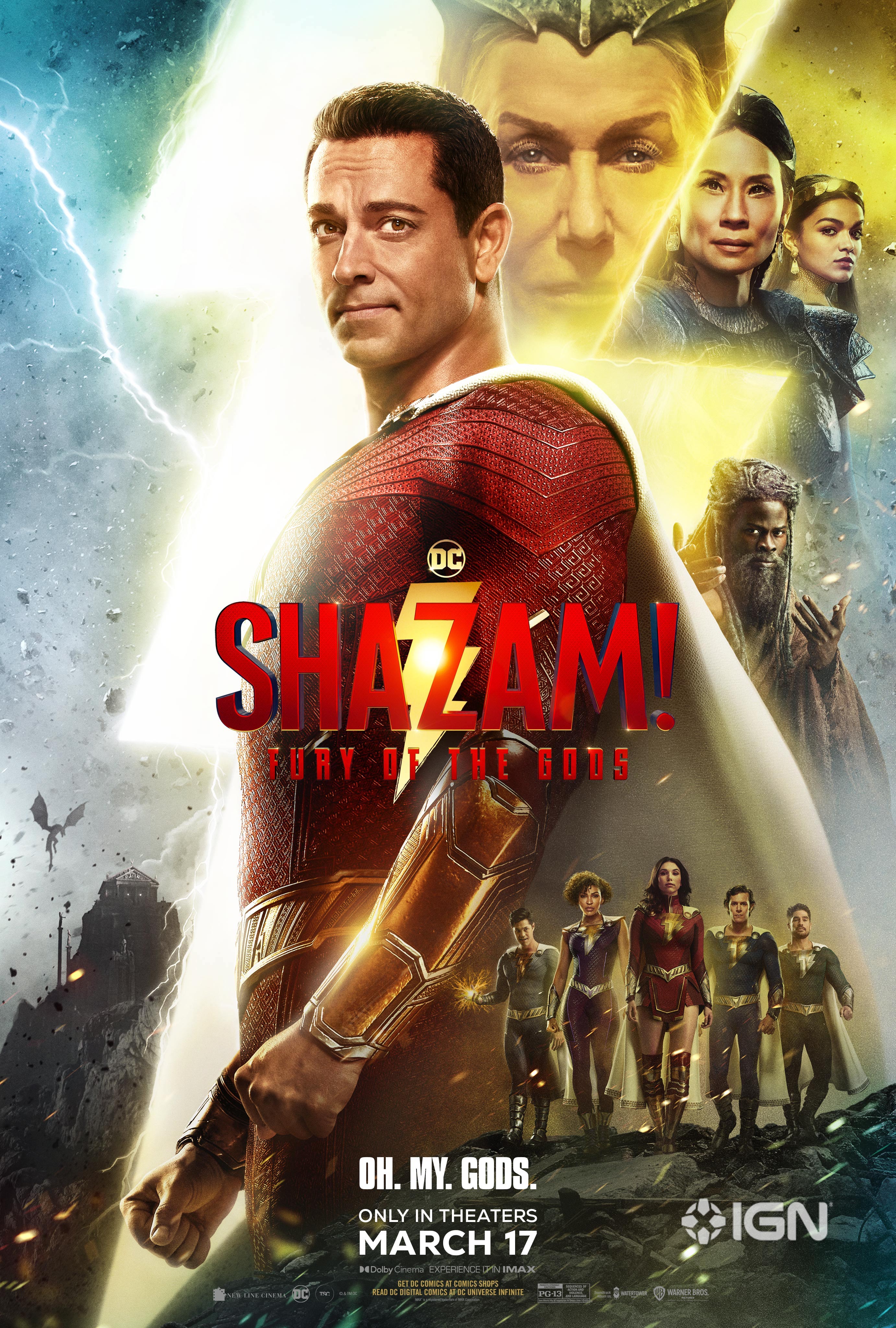 Shazam! Fury of the Gods: Exclusive Final Poster for the DC Film