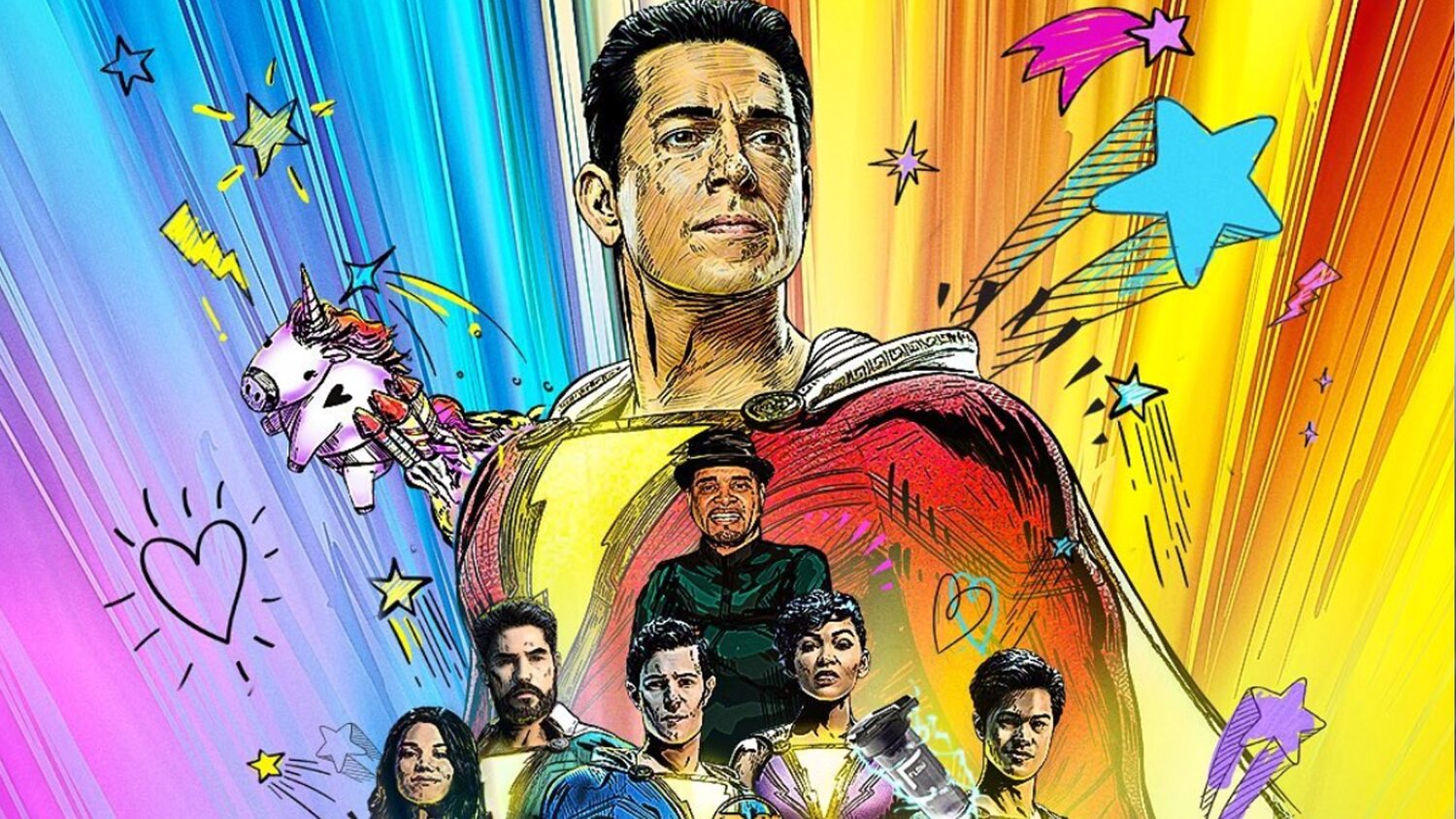 Zachary Levi Shares Poster Art For SHAZAM! FURY OF THE GODS