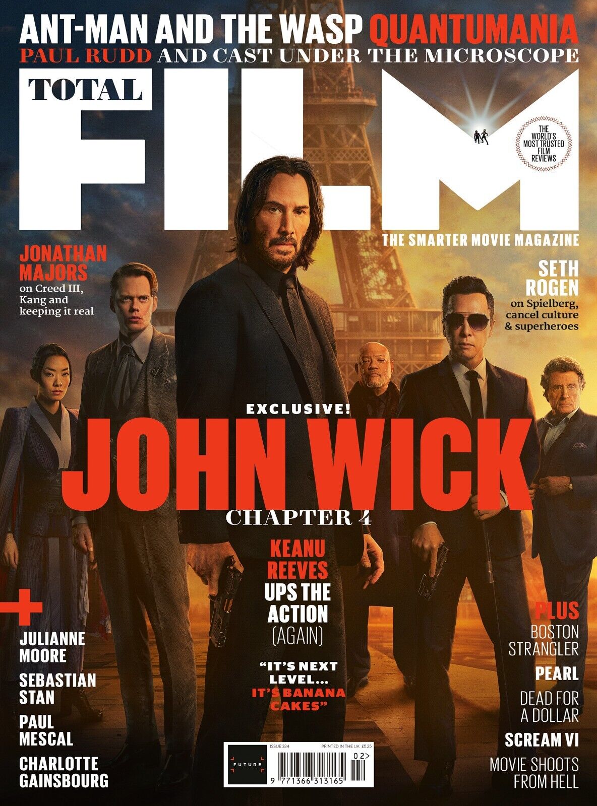 TOTAL FILM Magazine JOHN WICK CHAPTER 4 WORLD EXCLUSIVE Keanu Reeves