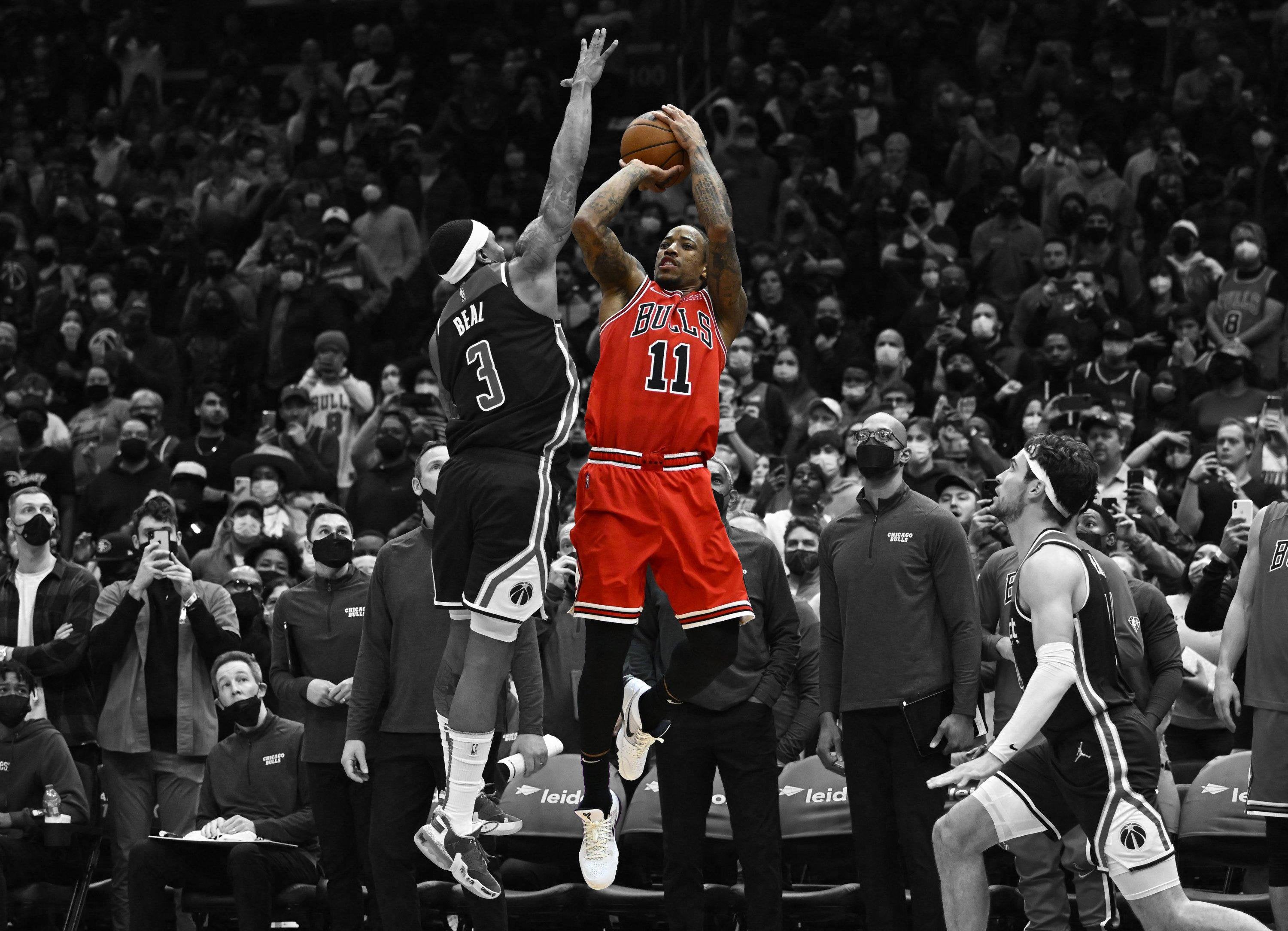 Hastily Made Some Wallpaper Of DeMar DeRozan's Buzzer Beaters For Myself And Thought I'd Share