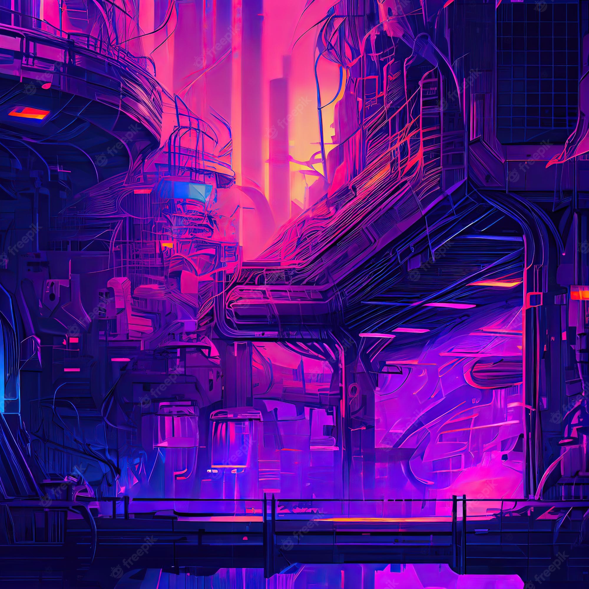 Cyberpunk Purple Wallpapers Wallpaper Cave