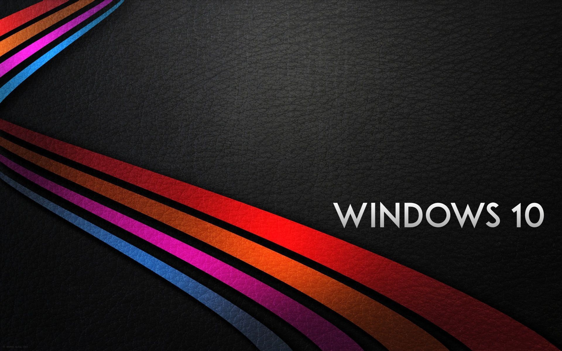 Wallpaper Windows 10 system, rainbow stripes background 1920x1200 HD Picture, Image