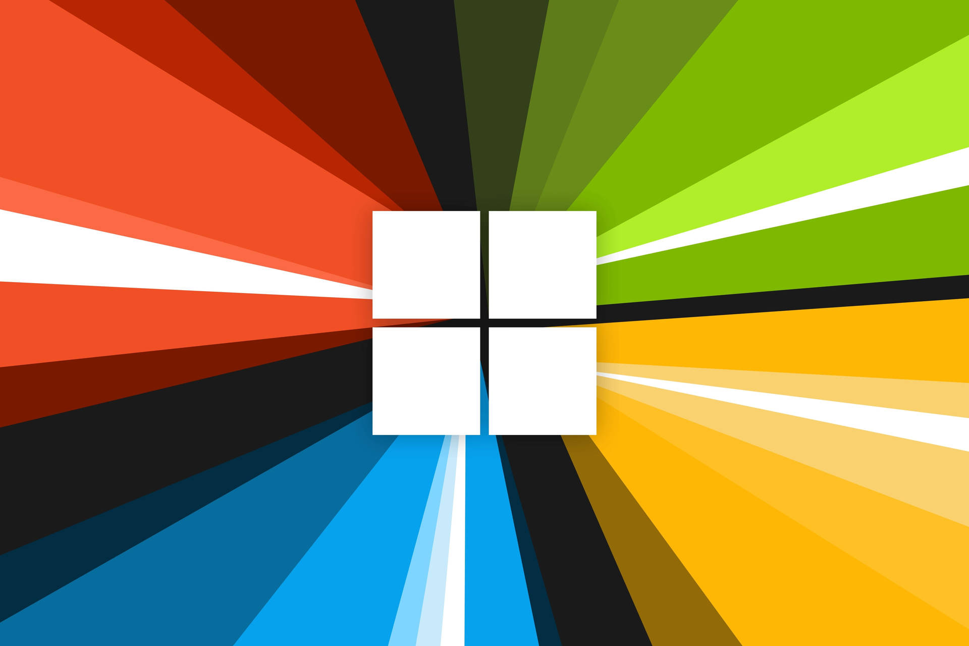 Download Rainbow Colored Windows 11 Logo Wallpaper