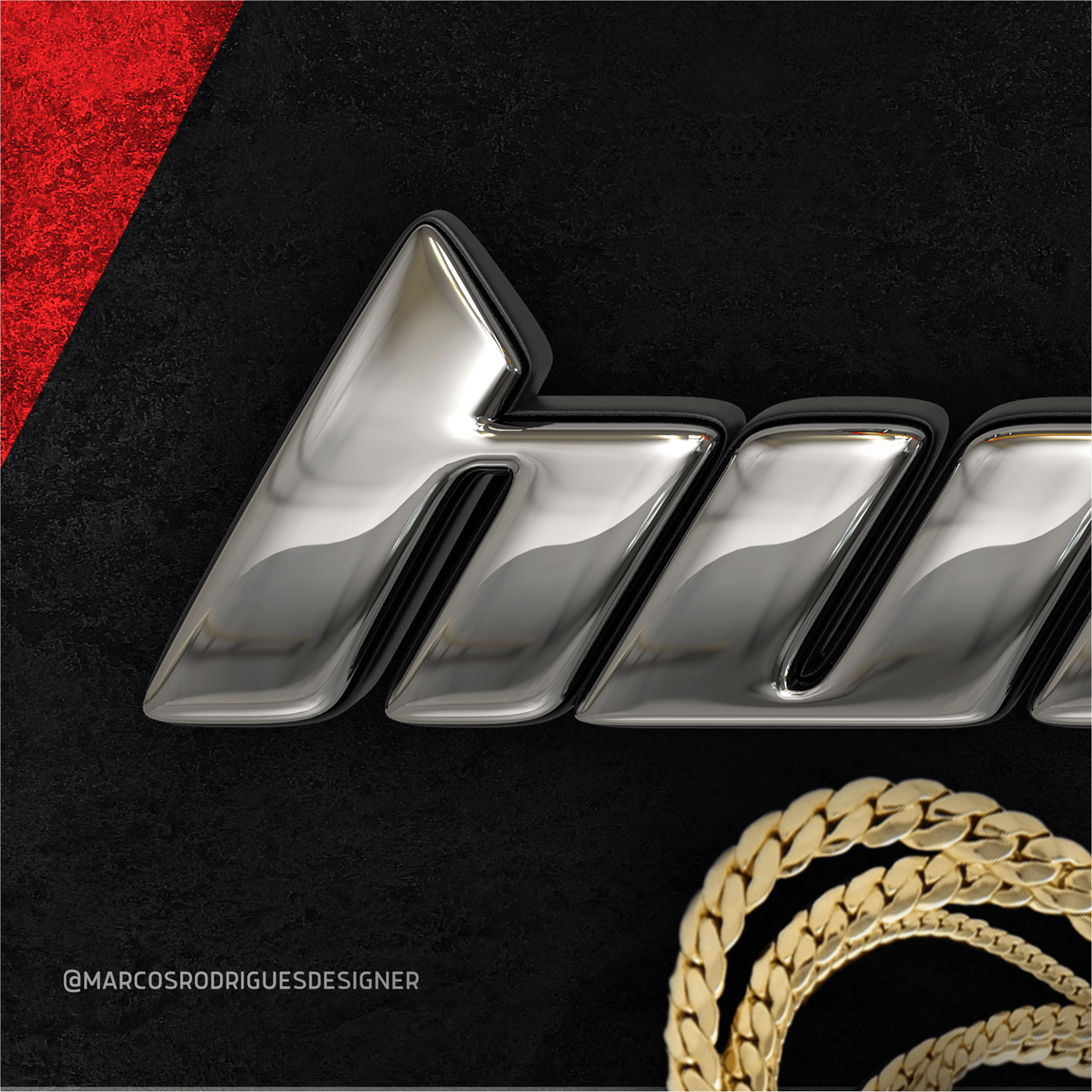 HUNGRIA HIP HOP LOGO 3D