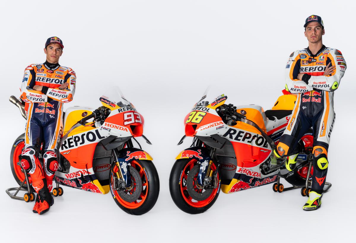 Repsol Honda reveal 2023 colours and bikes in Madrid. MotoGP™