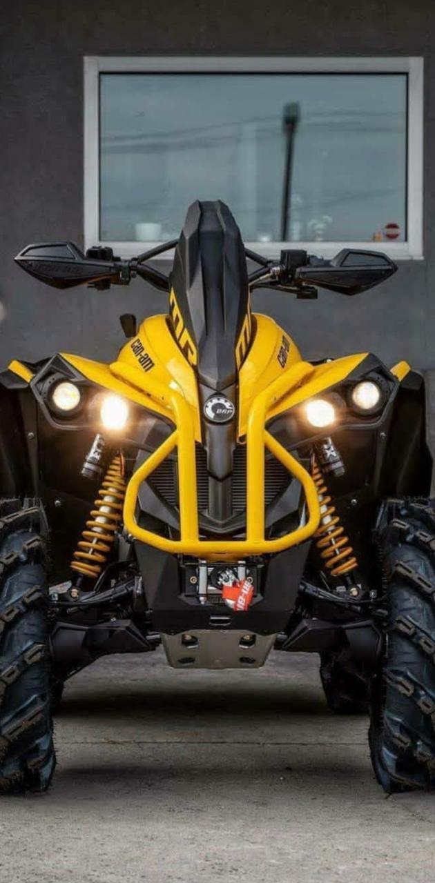 Snorkel Horn Cover For Can Am Renegade XMR - Yellow Mud Protection Screen