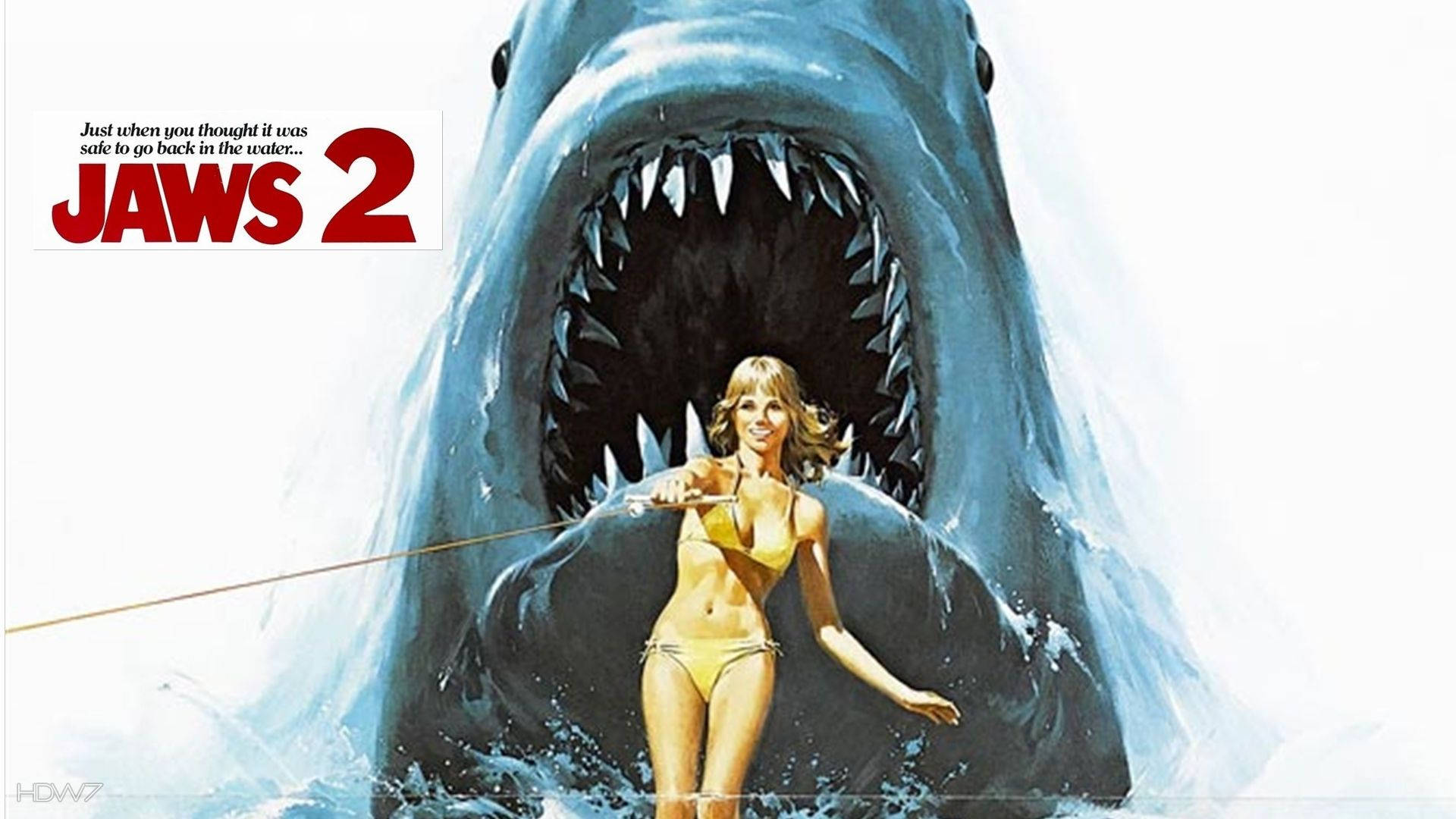 Download Vintage Jaws 2 Poster Wallpaper