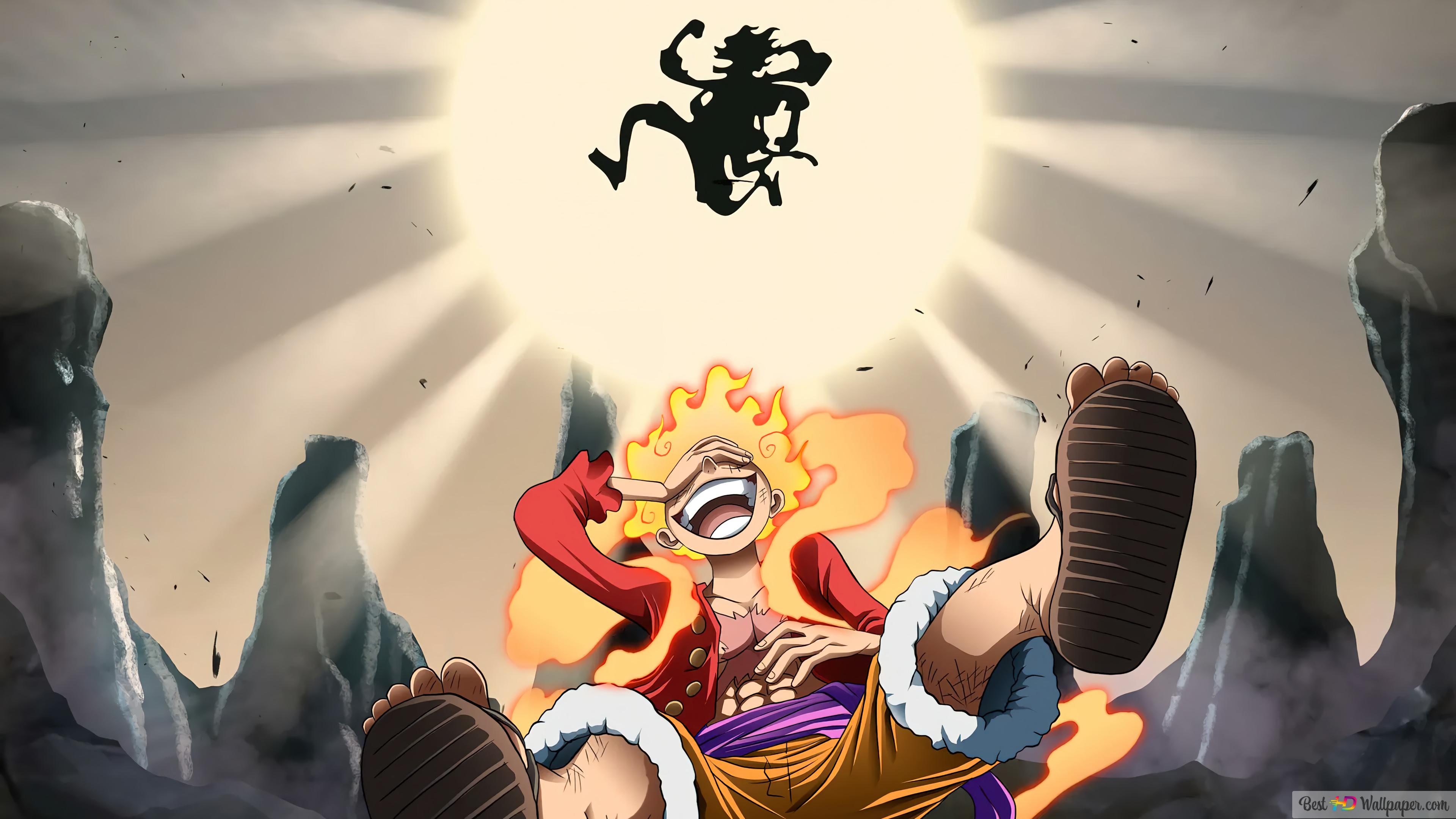 𝙶𝚎𝚊𝚛 𝟻 𝚕𝚞𝚏𝚏𝚢 in 2023  One piece cartoon, One piece wallpaper  iphone, Luffy gear 5