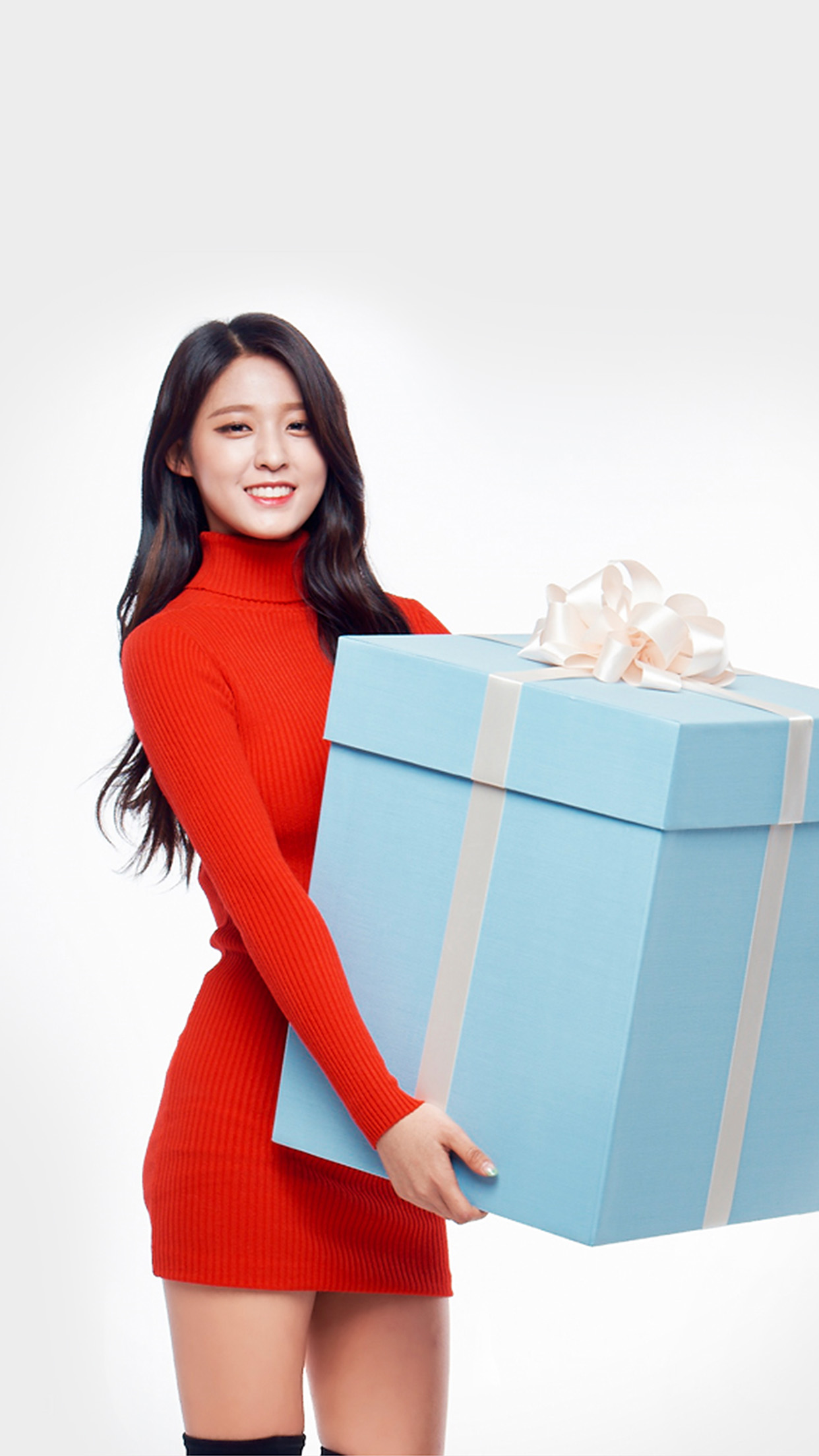 iPhoneXpapers seolhyun cute chirstmas girl kpop