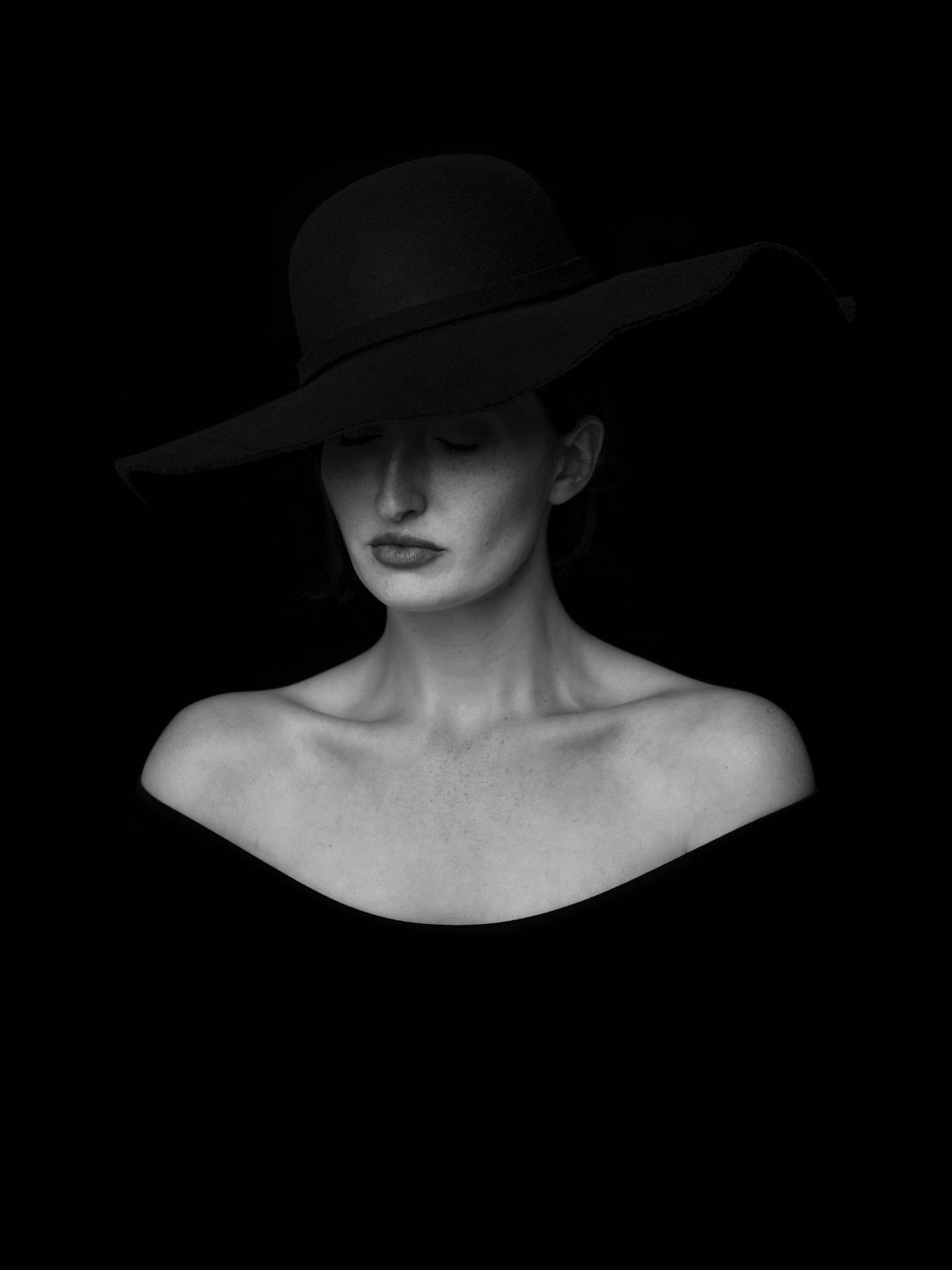 Free Black And White Portrait Wallpaper Downloads, Black And White Portrait Wallpaper for FREE
