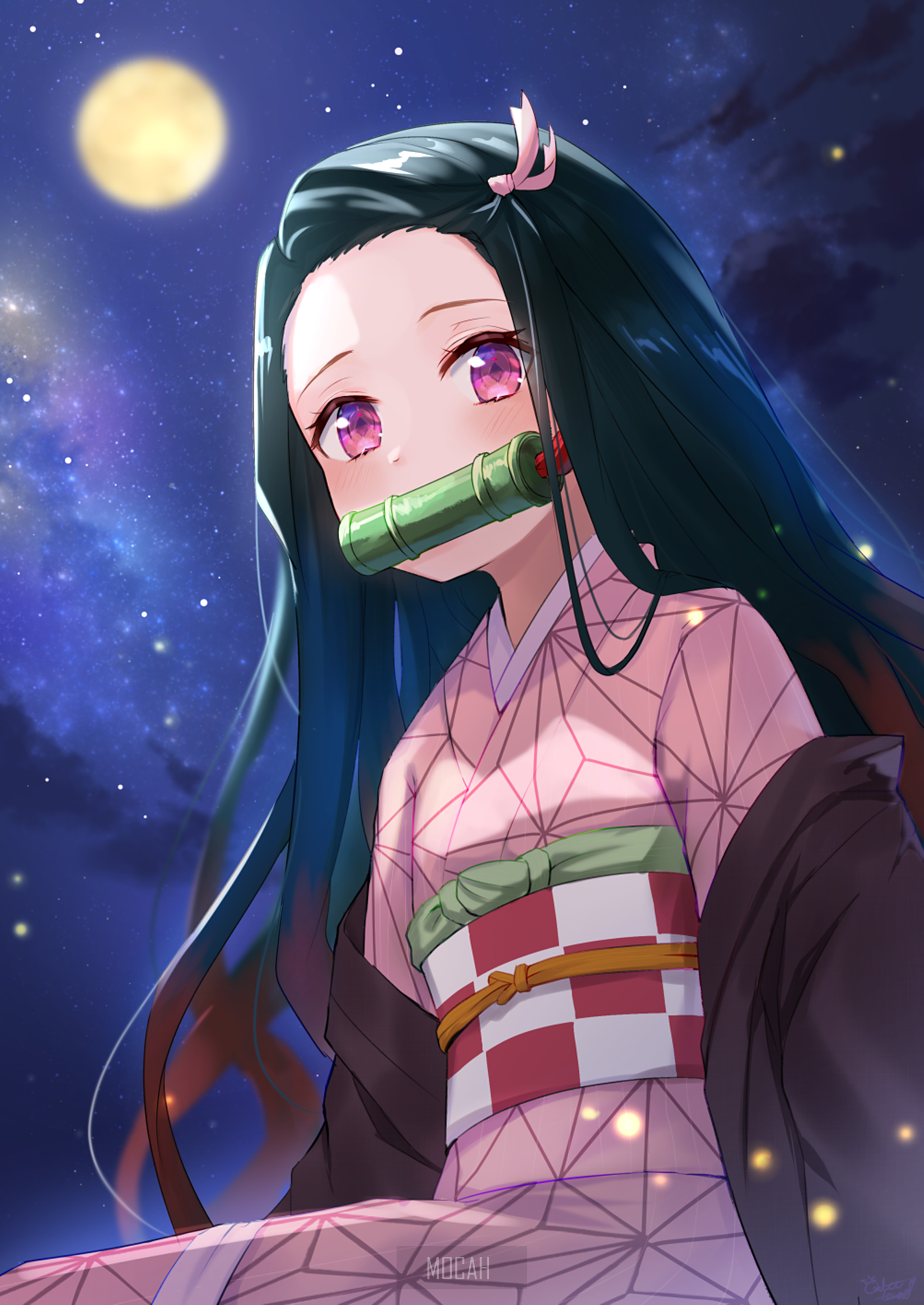 anime, anime girl, Kamado Nezuko, Kimetsu no Yaiba wallpaper 1080p, 2125x3000 Gallery HD Wallpaper