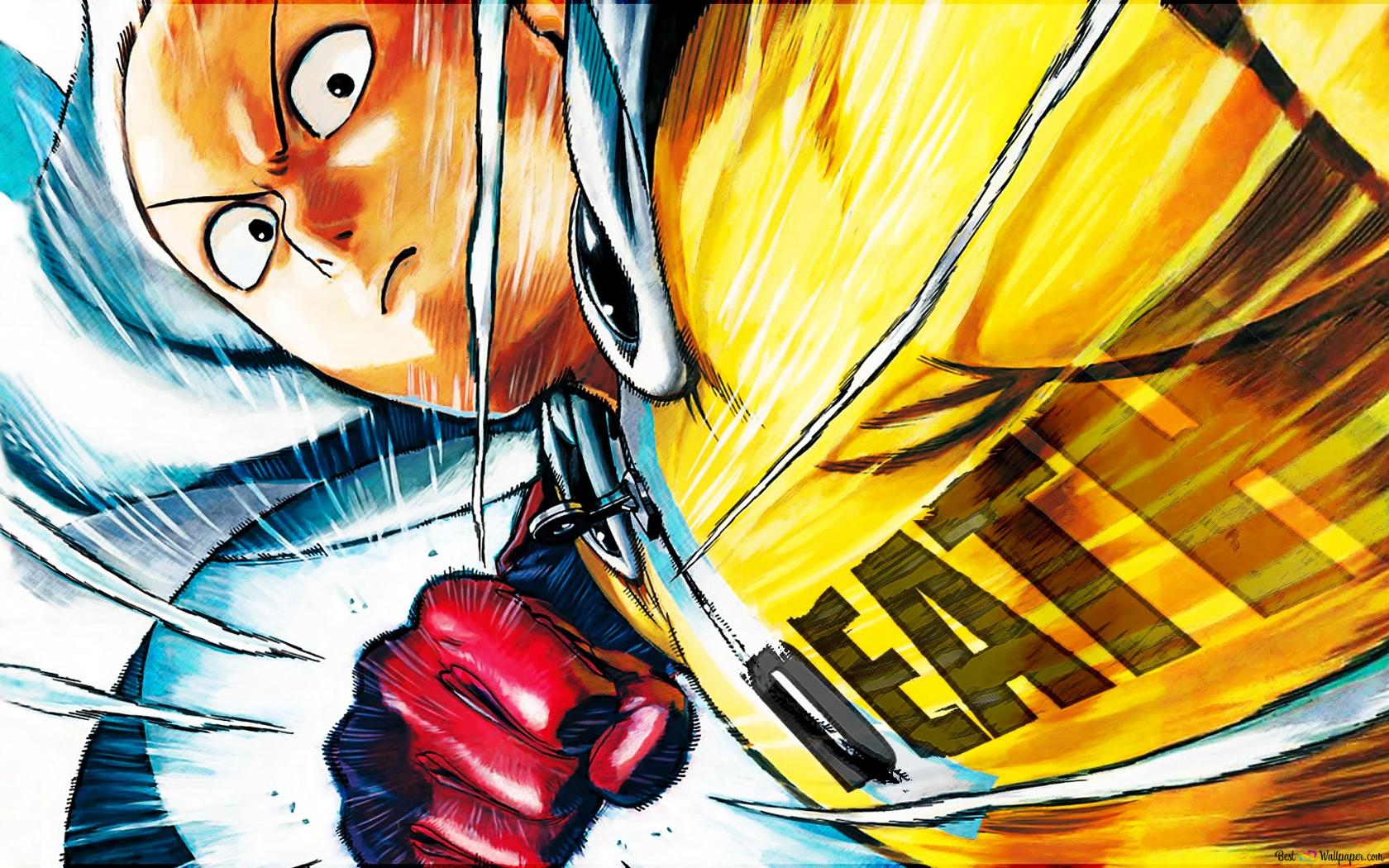One Punch Man, Normal Consecutive Punch HD wallpaper download