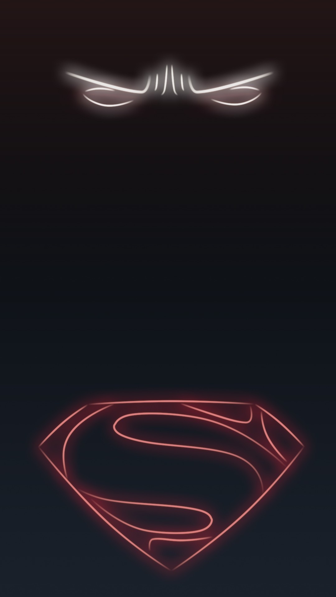 Neon light Superman. Tap to see more Superheroes Glow With Neon Light Apple iPhone 6s