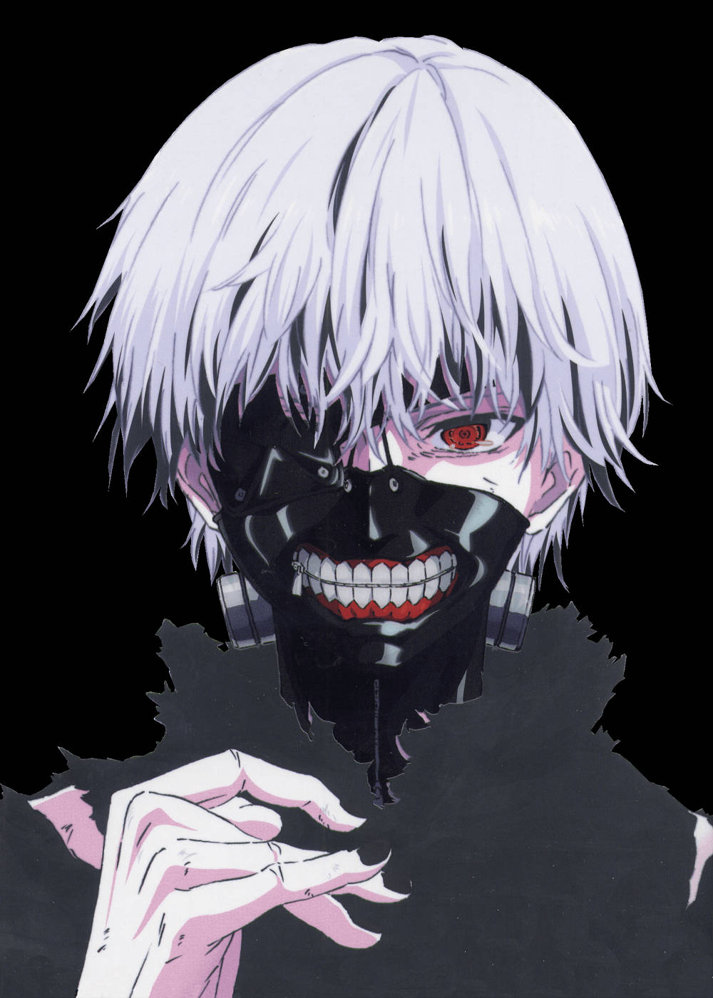 Download Kaneki Ken In Eyepatch Wallpaper