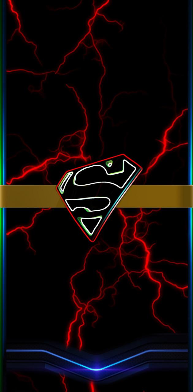 Superman Edge Neon wallpaper