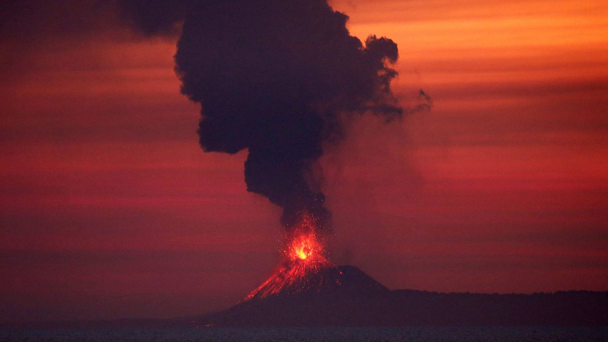 New cracks on Anak Krakatau volcano might cause landslides