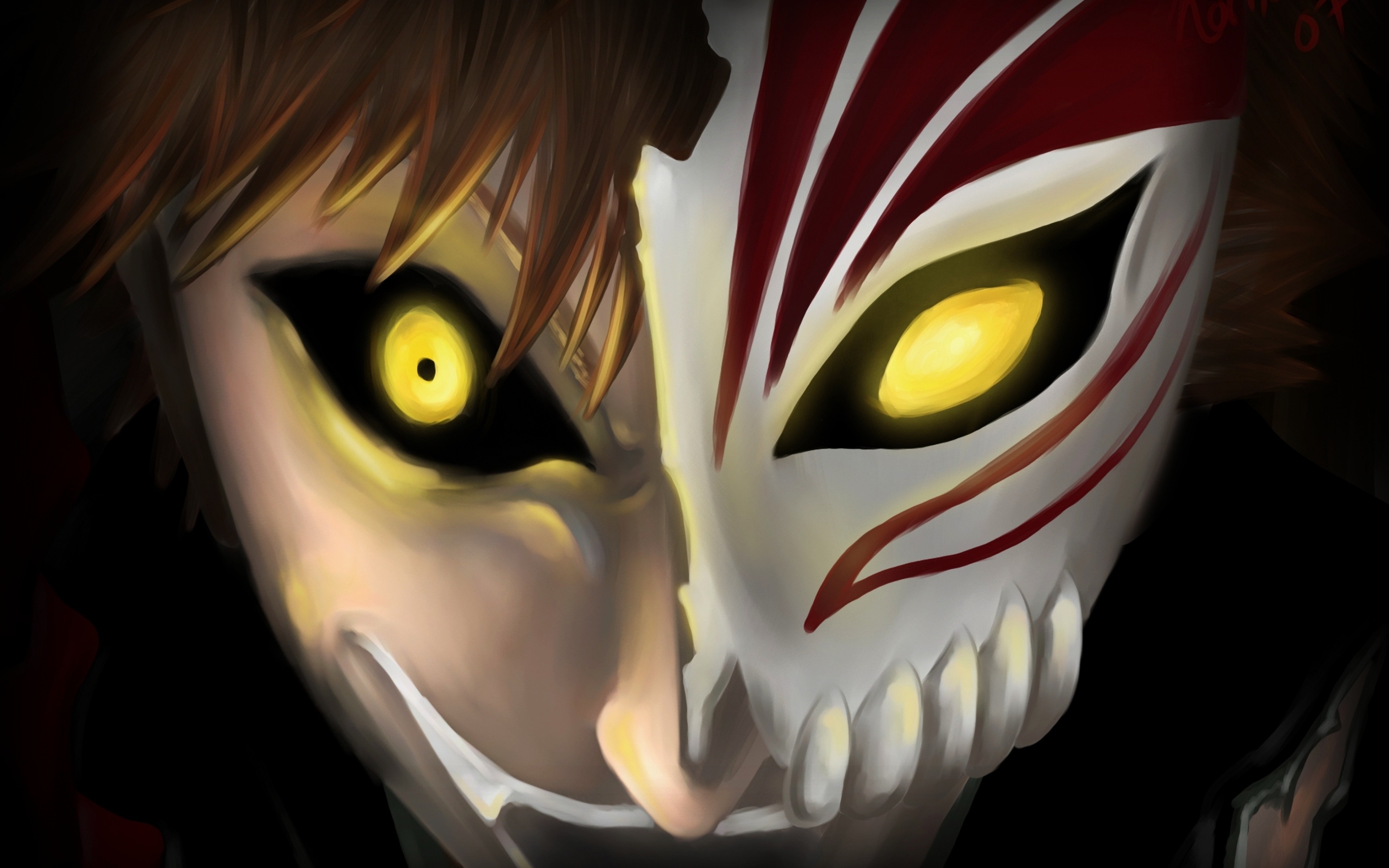 illustration, anime, Bleach, darkness, screenshot, computer Gallery HD Wallpaper