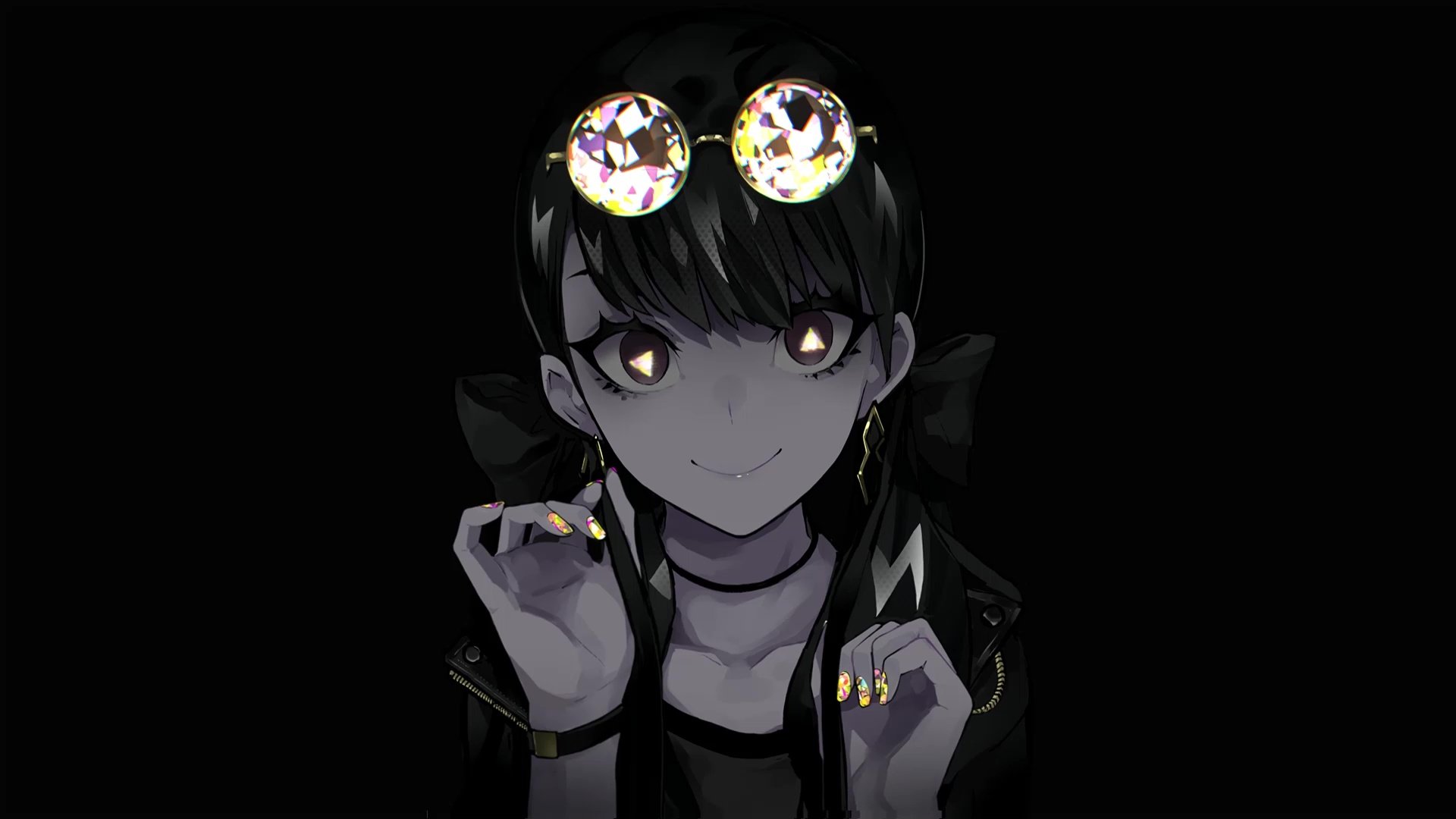 Dark Anime Girl Live Wallpaper