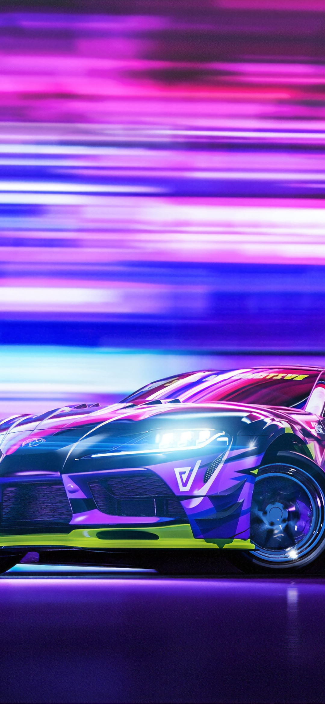 Toyota Supra Wallpaper 4K, Drift, Colorful, Cars