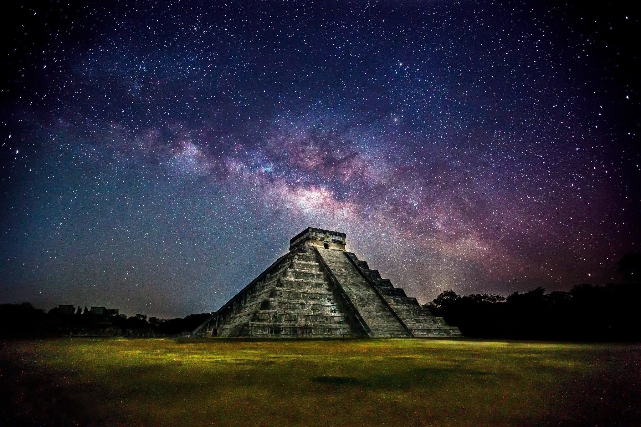 Chichen Itza, Mexico #stars #architecture Maya (civilization) #pyramid P #wallpaper #hdwallpaper #desktop. Chichen itza, Maya civilization, Mexico wallpaper