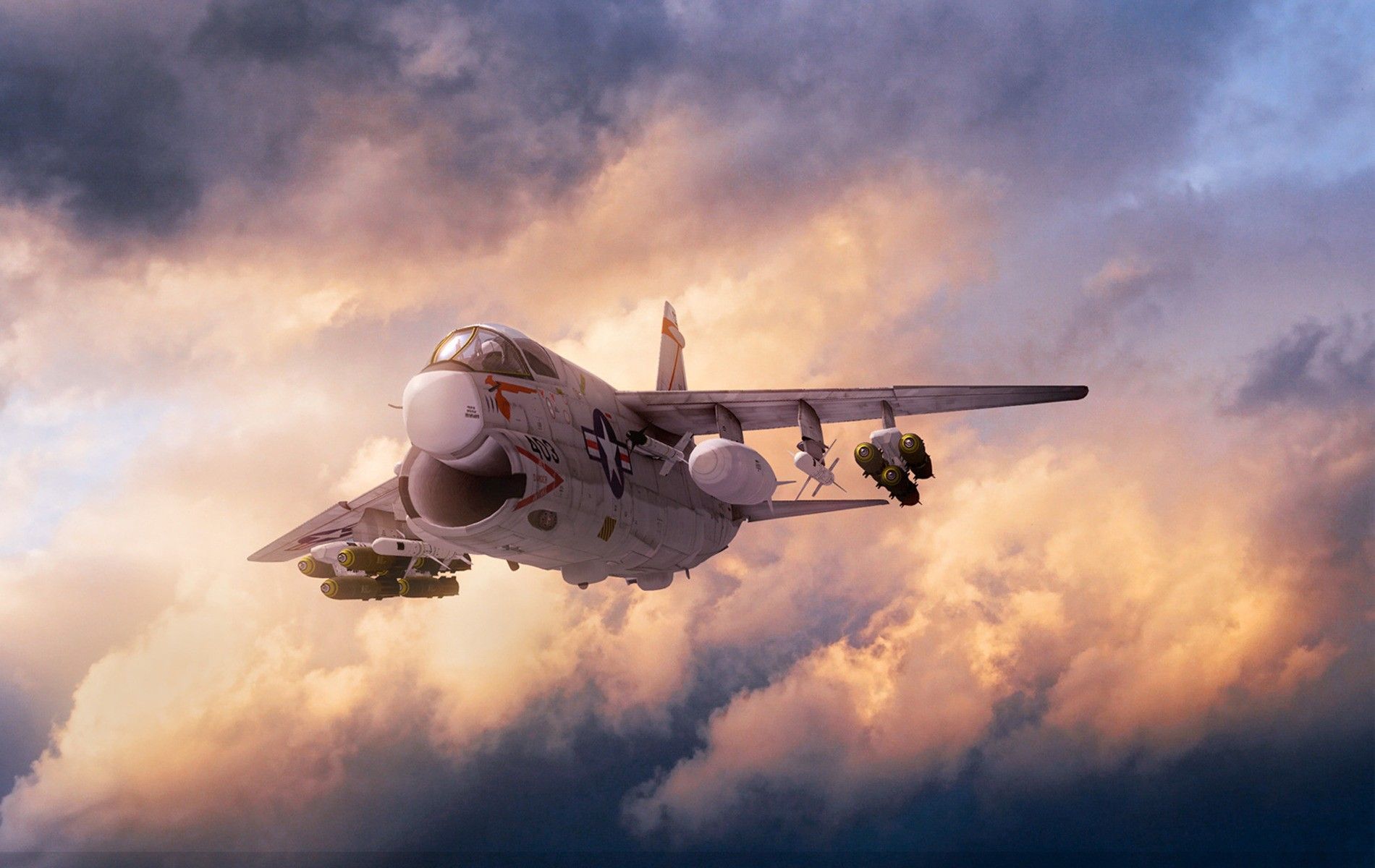 Corsair Plane Wallpaper