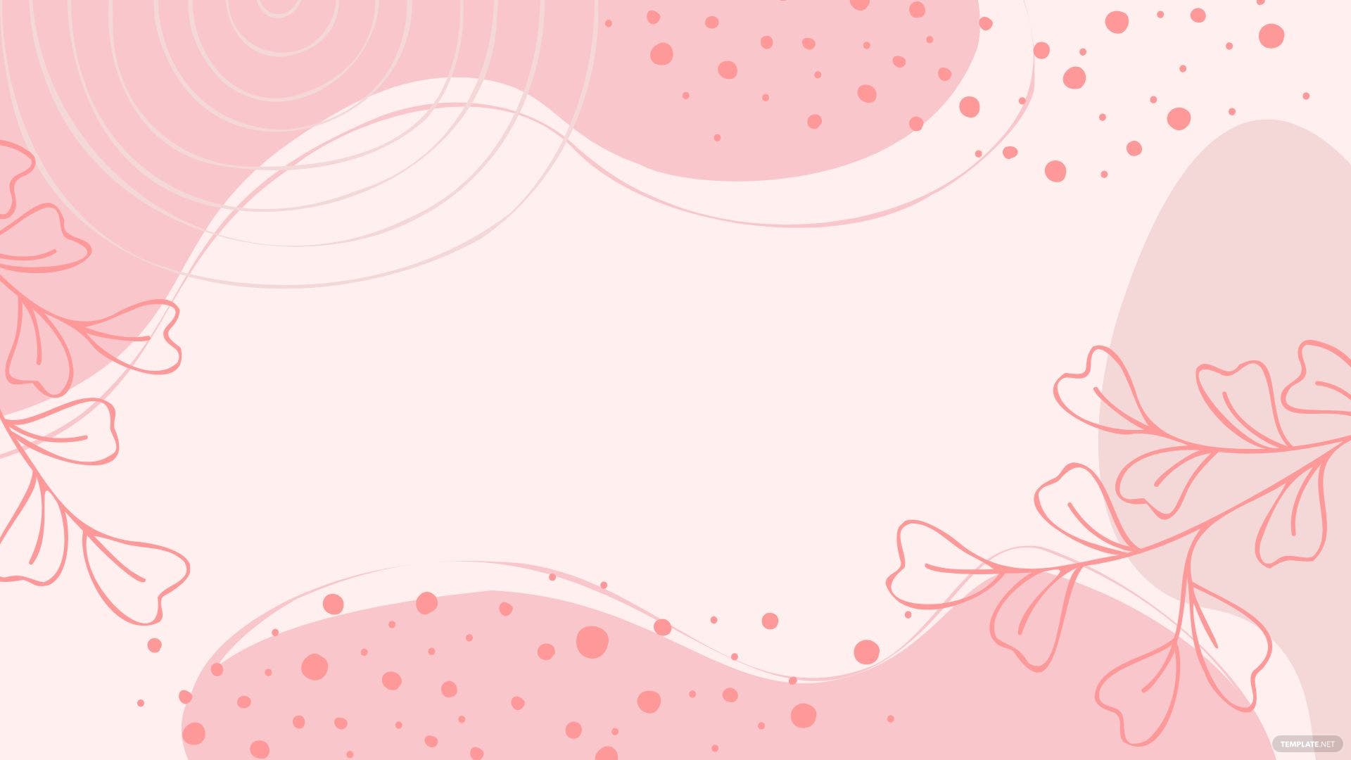 Free Pink Boho Background, Illustrator, JPG, PNG, SVG
