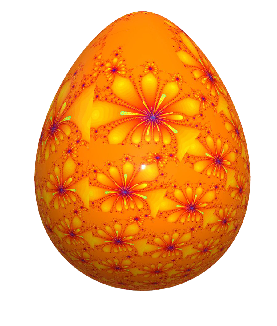 Download Orange Egg Easter PNG Image High Quality HQ PNG Image