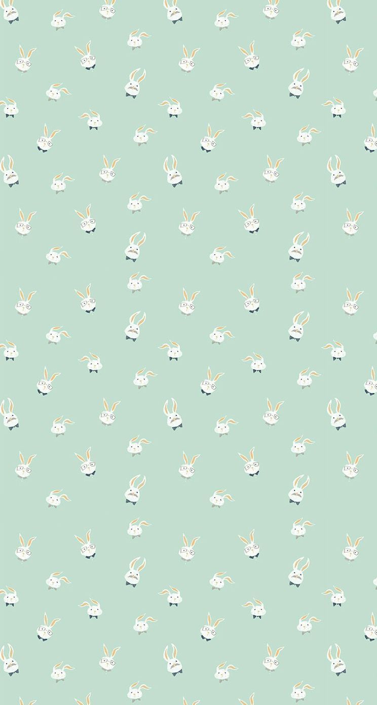 Bunny Pattern Wallpaper
