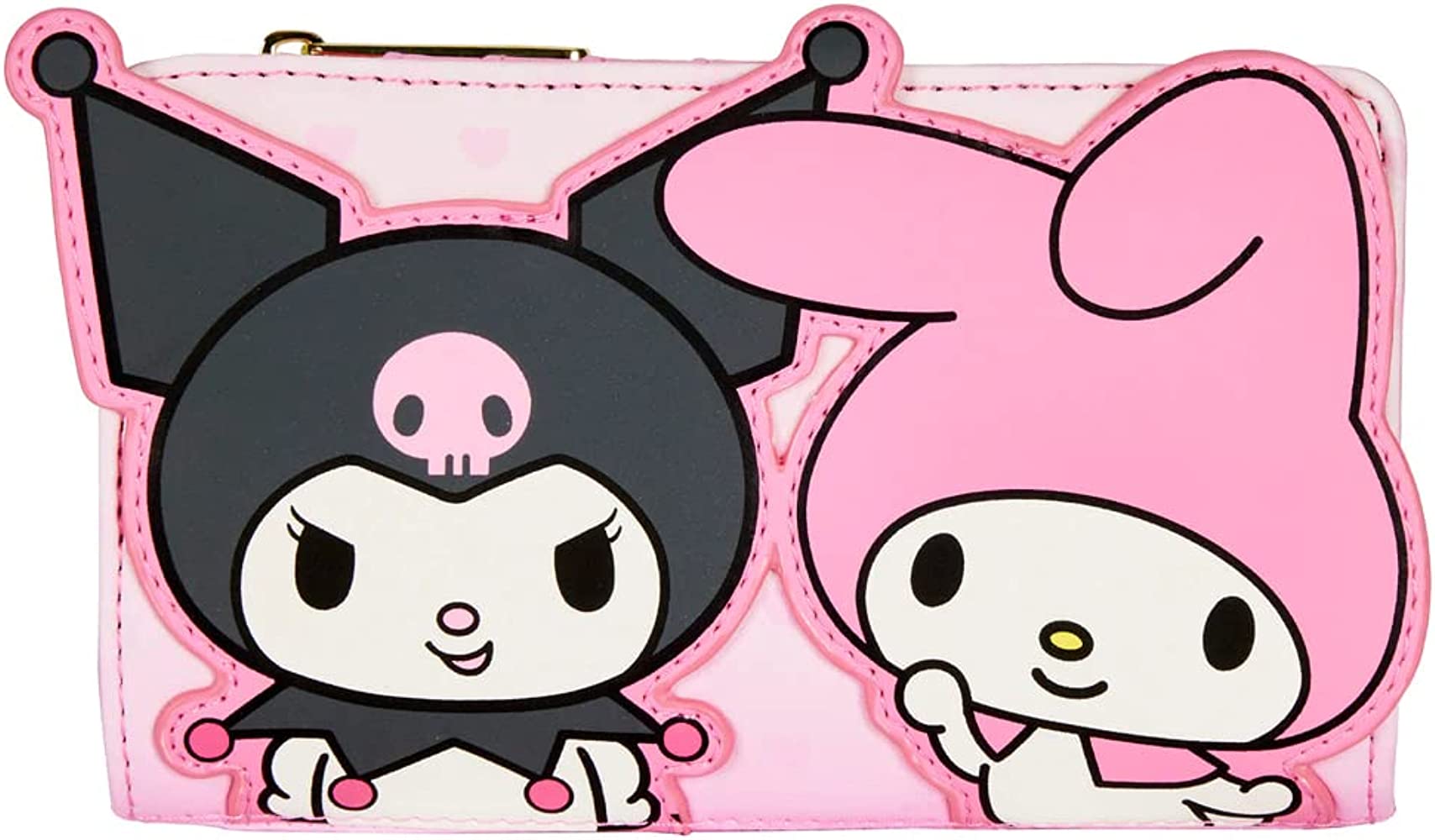Loungefly Sanrio My Melody and Kuromi Wallet, Clothing, Shoes & Jewelry
