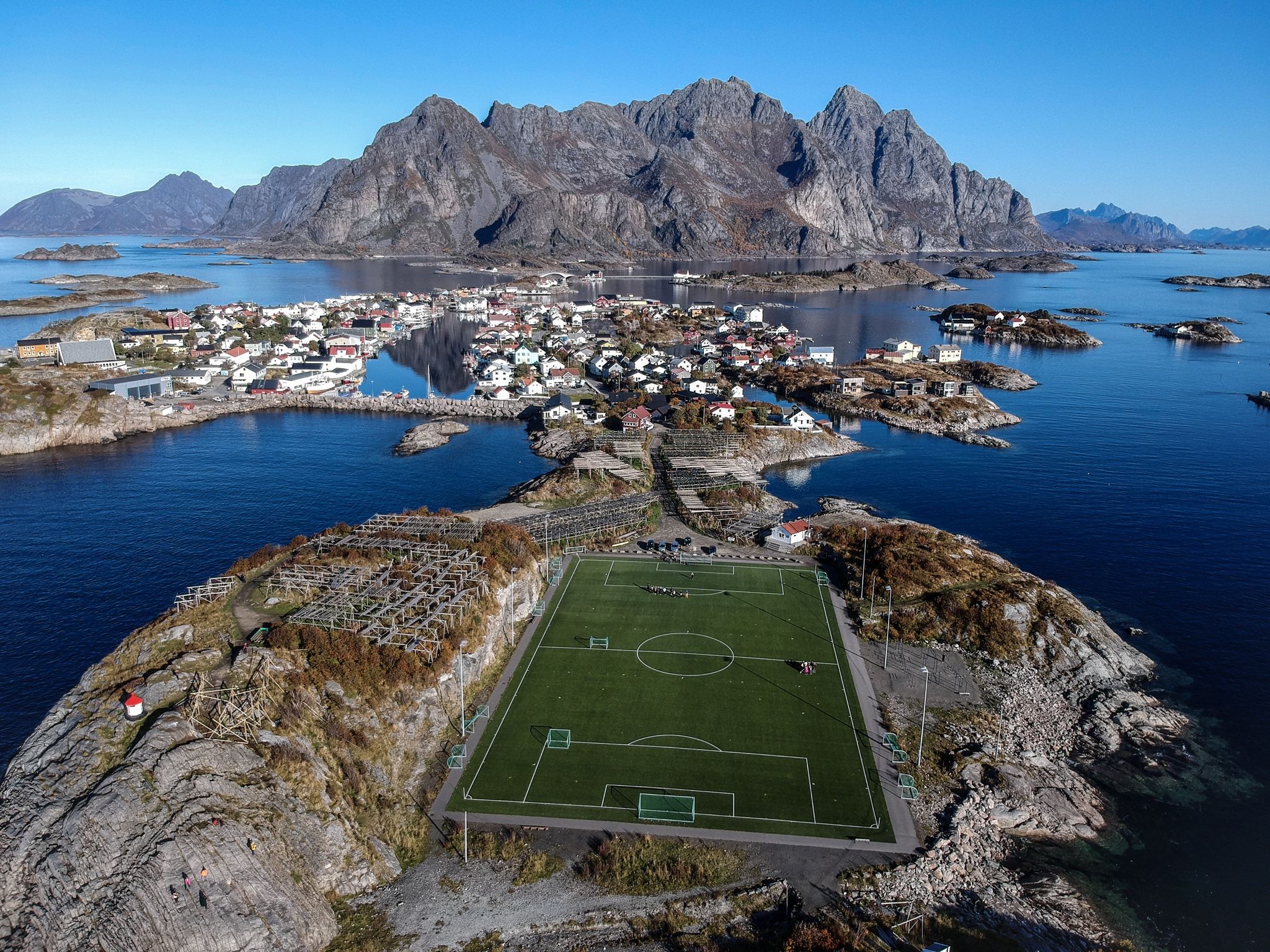 Henningsvær Lofoten [ 2048 x 1536 ] #traveling. Hohenzollern castle, Lofoten, Travel photo