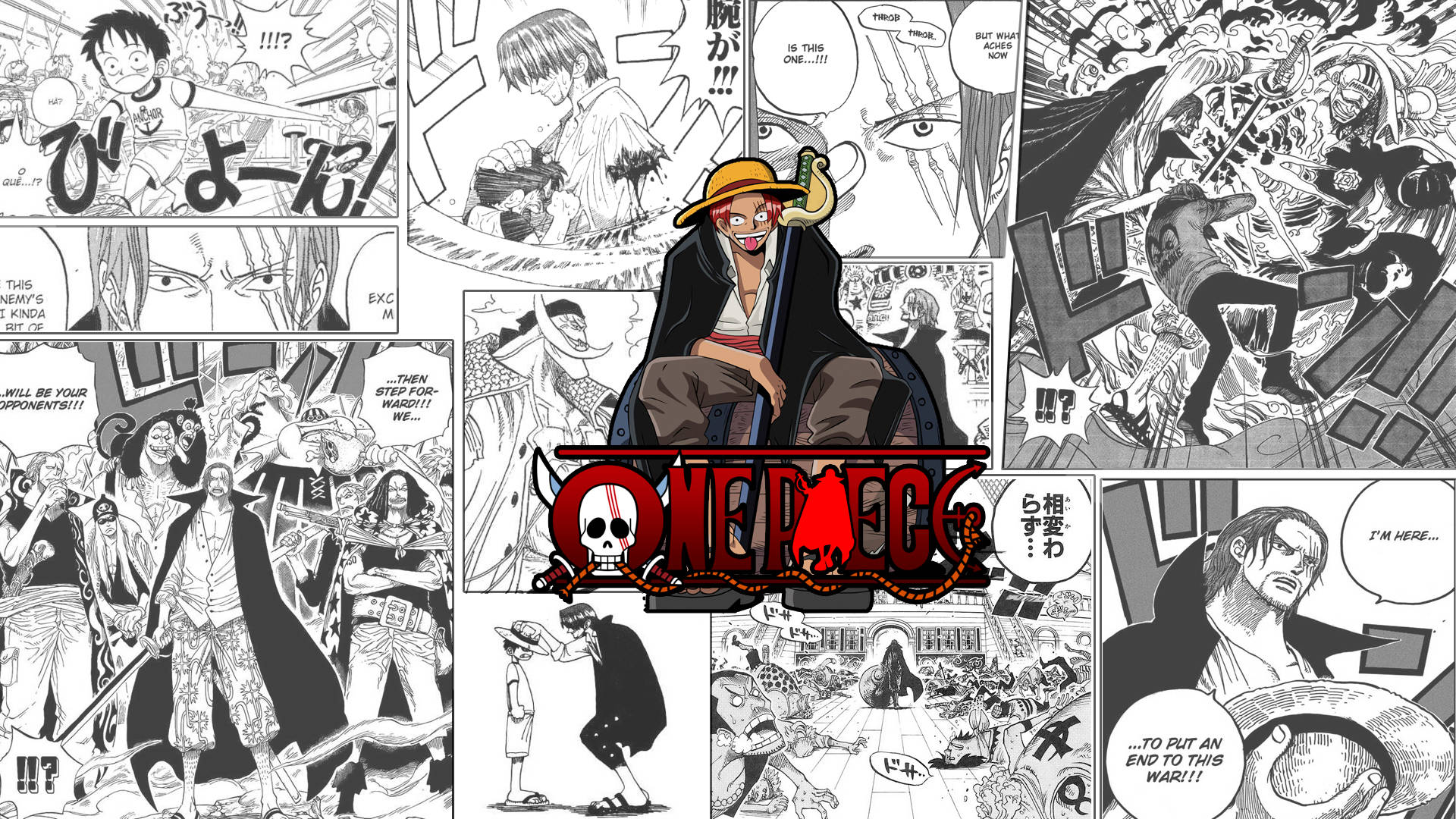 Download Shanks One Piece Manga Wallpaper