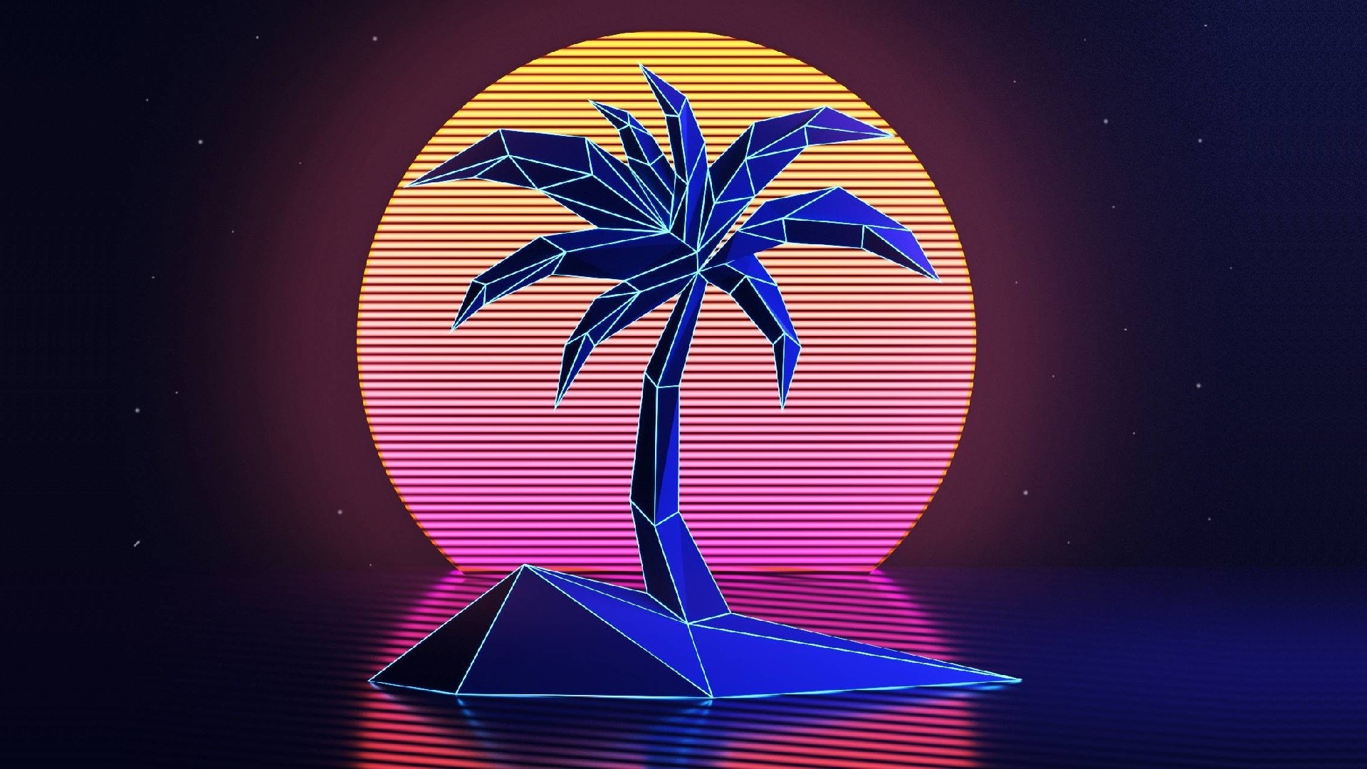1920x1080 vhs palm trees 1980s new retro wave retro style vintage sunset vaporwave neon wallpaper JPG 390 kB Gallery HD Wallpaper