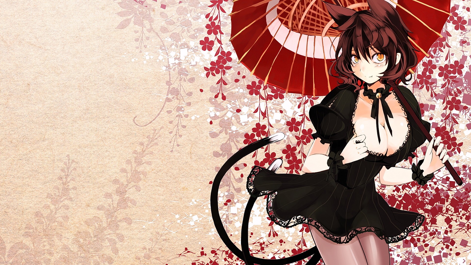 Wallpaper, illustration, anime girls, Person, clothing, geisha, flower, woman, costume 1920x1080