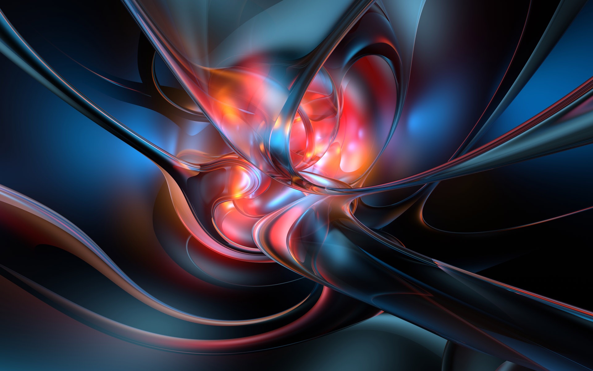 Wallpaper 3D design red energy 1920x1200 HD Picture, Image
